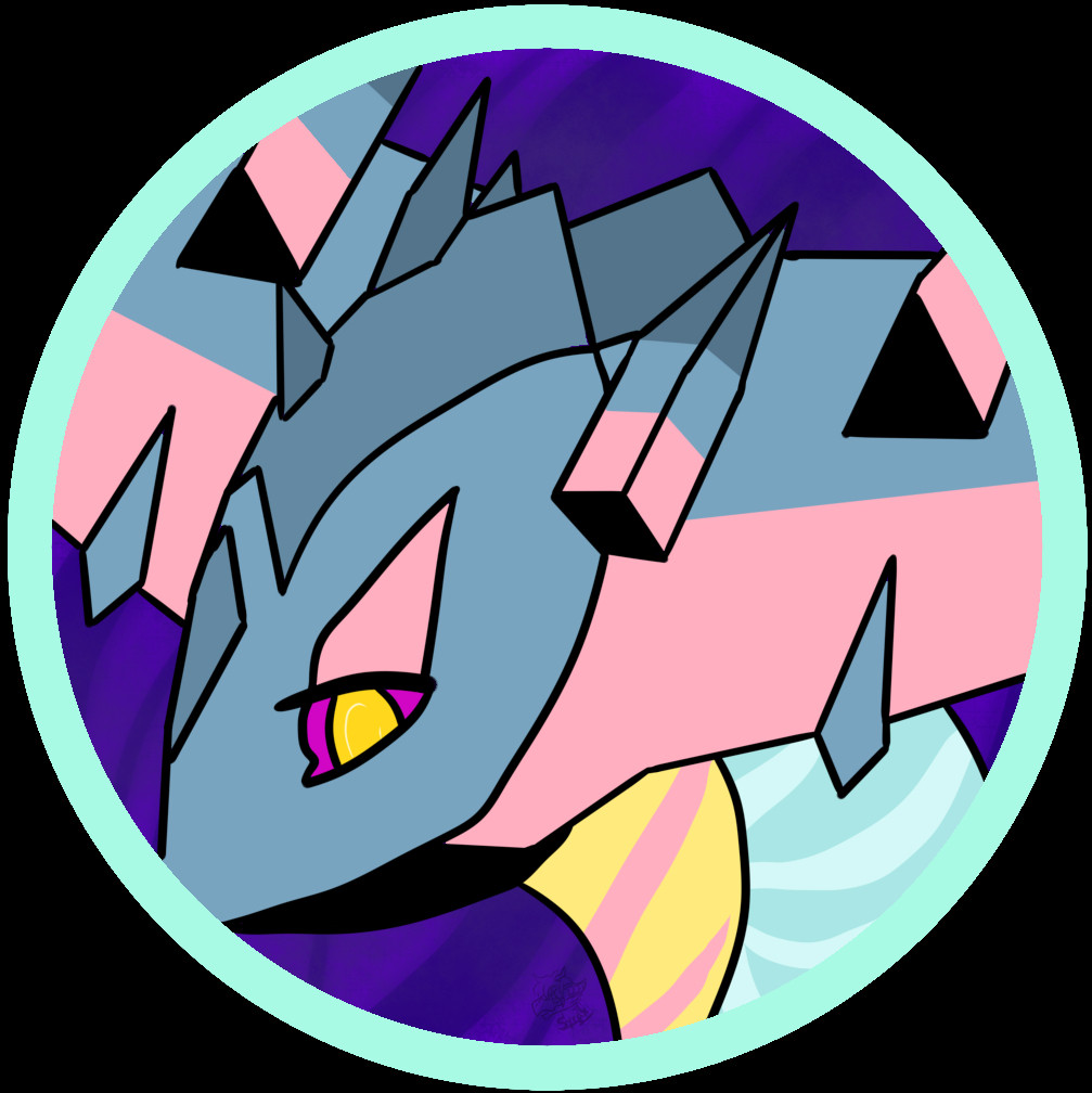 Icon of Jetlag the Dragapult, a Pokemon.