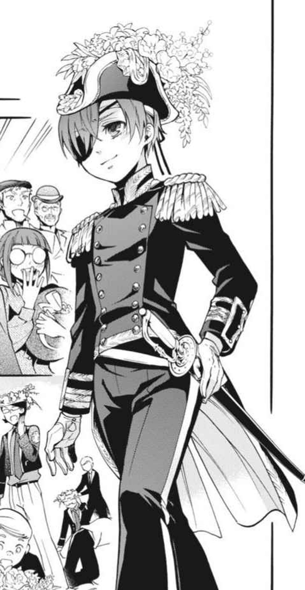 Ciel Phantomhive in a stylish costume