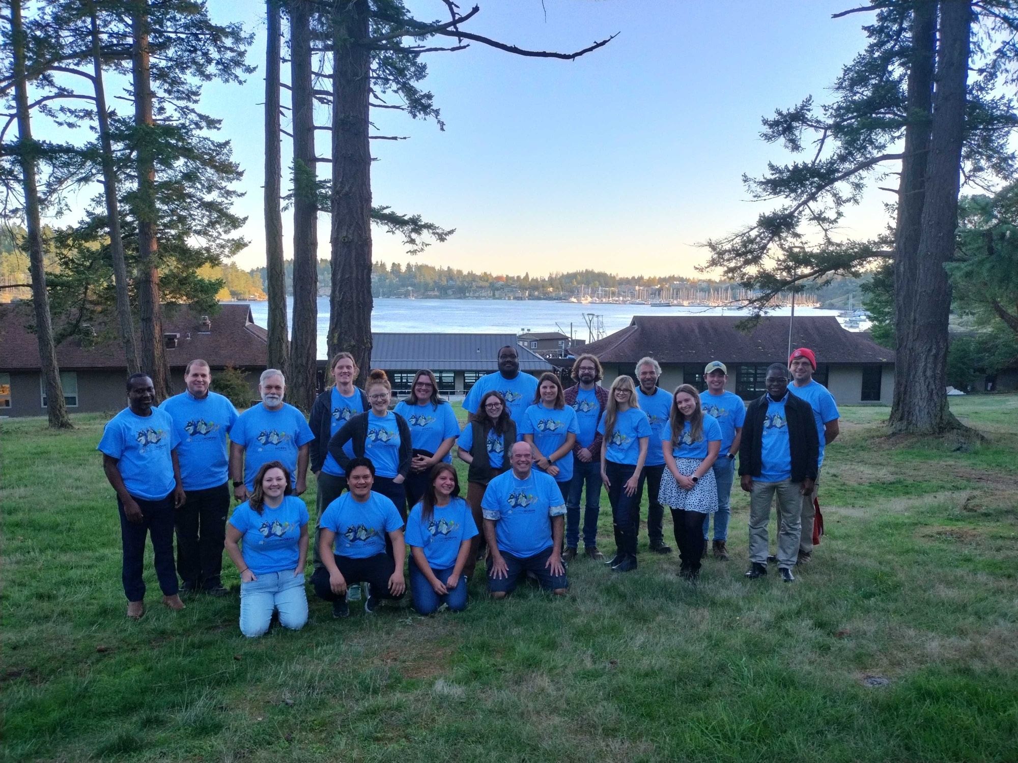 Slicermorph workshop participants wearing matching T shirts