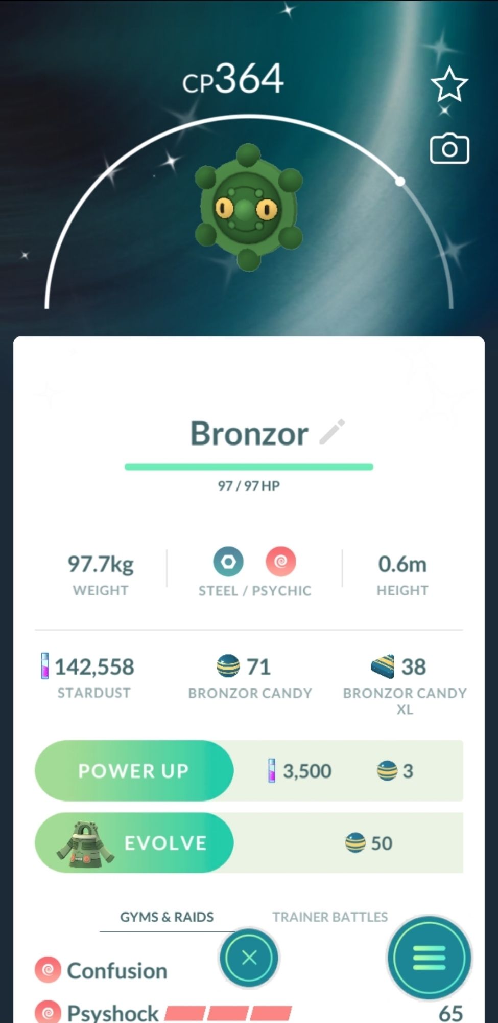 Shiny Bronzor