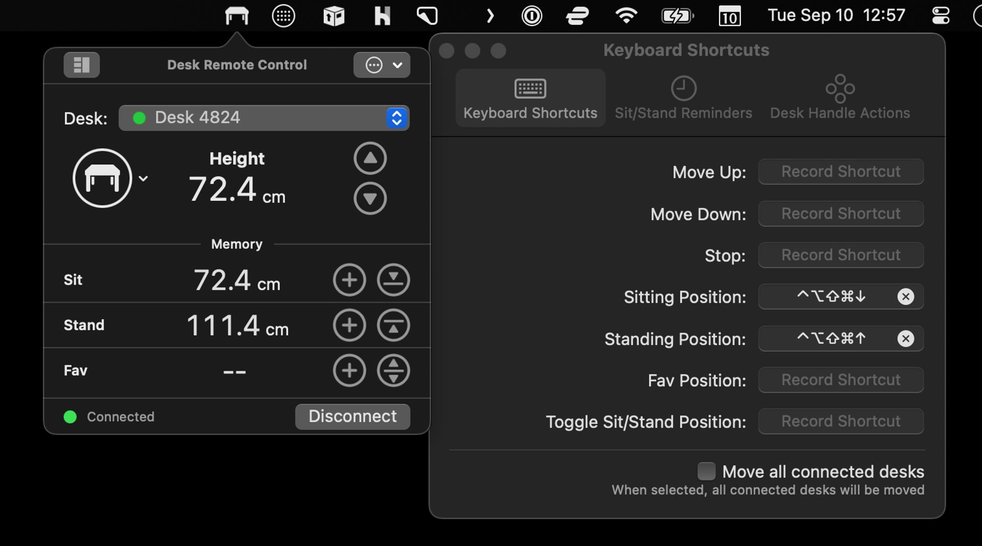 App: Desk Remote Control