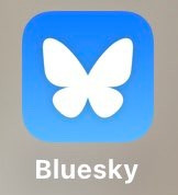 Icon of the Bluesky app.