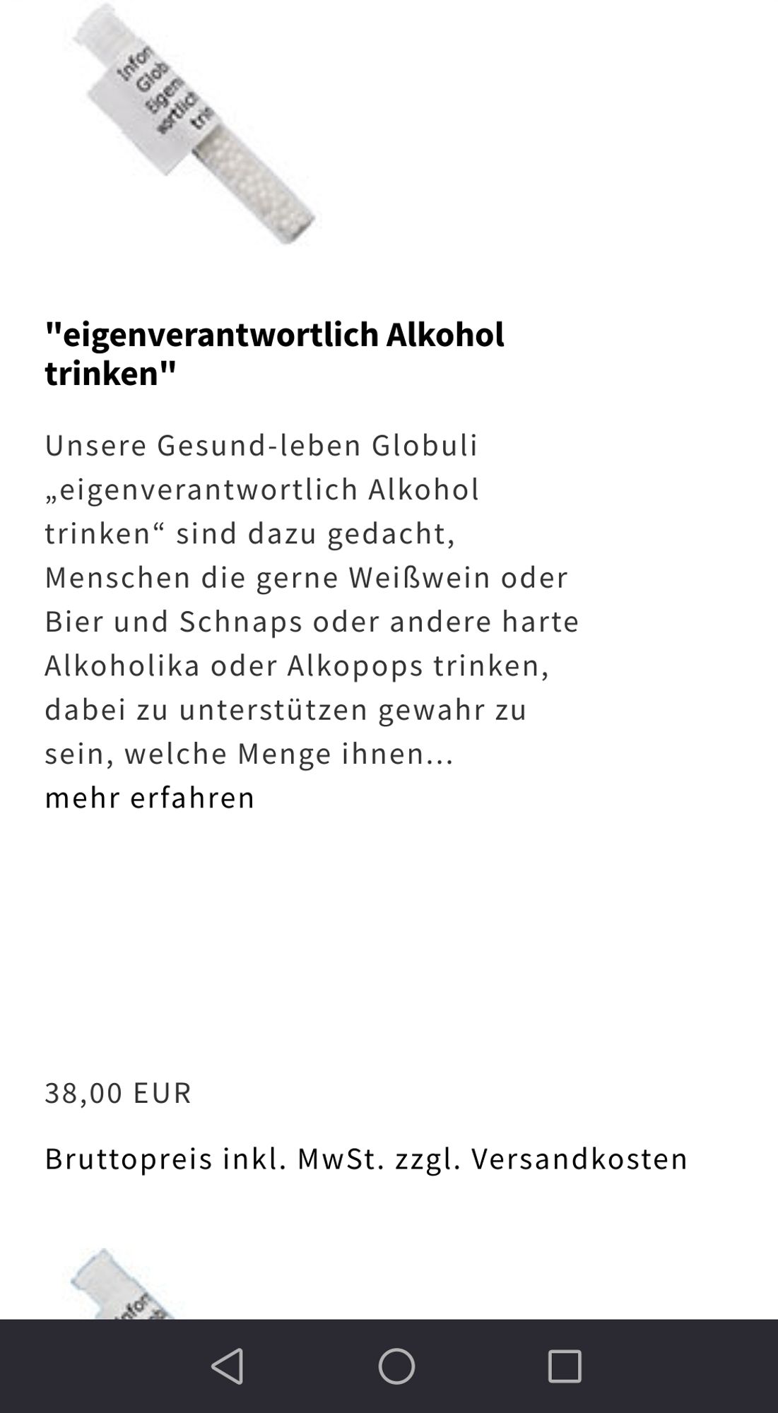 Eigenverantwortlich Alkohol Trinken. Yep.