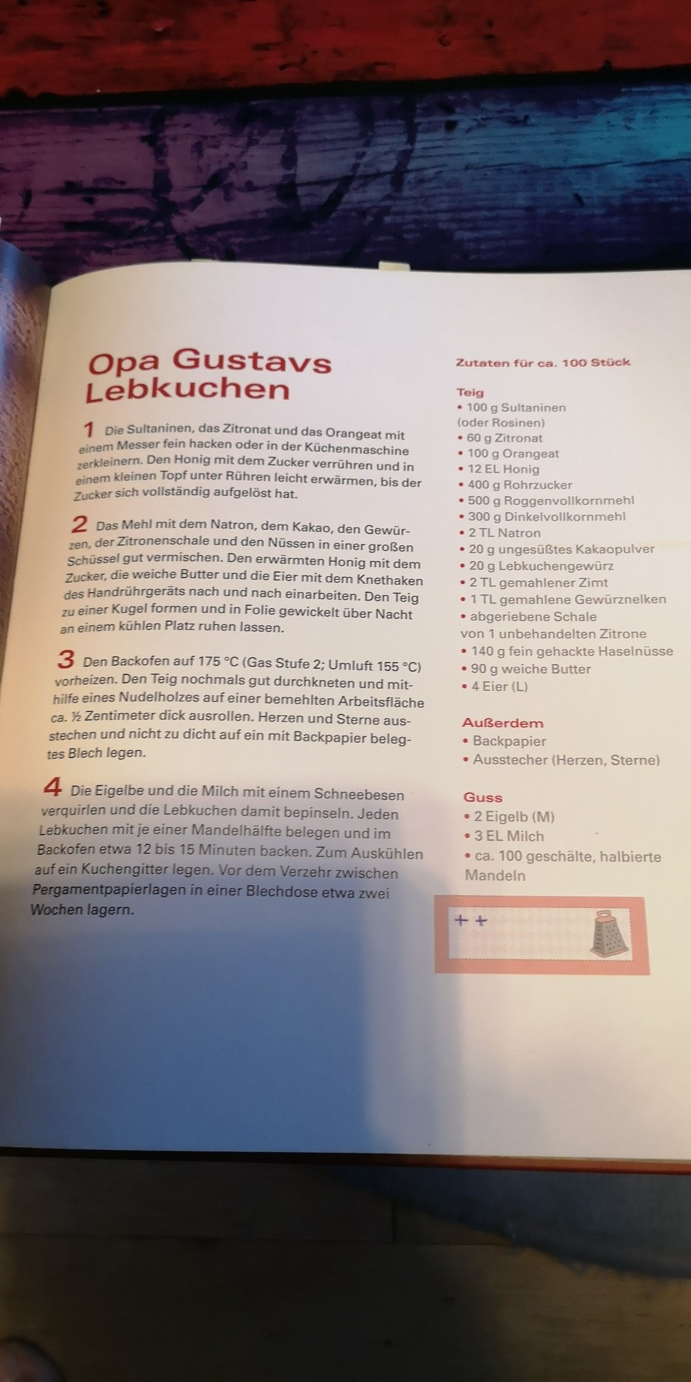 Rezept "Opa Gustavs Lebkuchen"