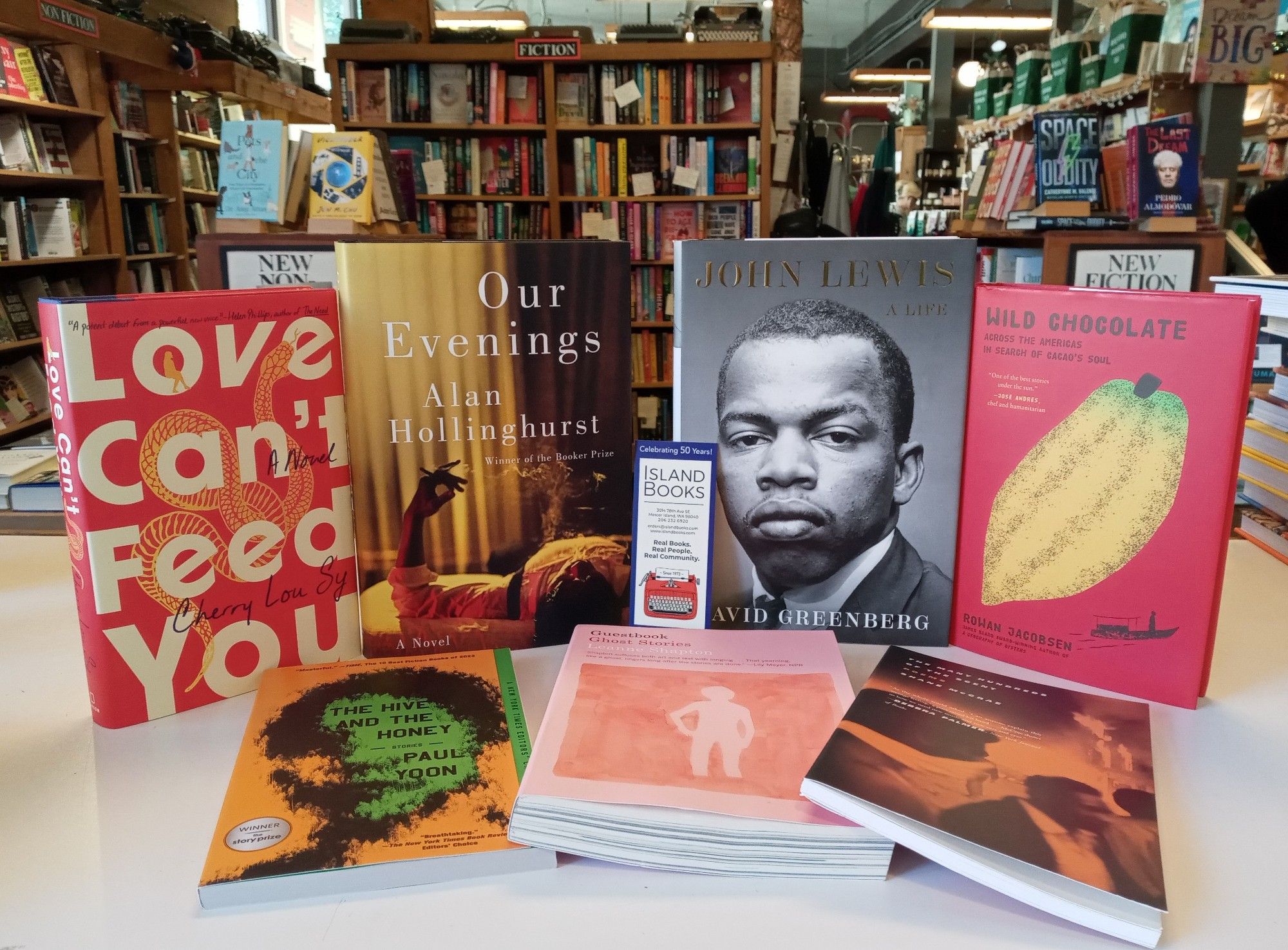 Love Can't Feed You
Our Evenings
John Lewis
Wild Chocolate
The Hive and the Honey
Guestbook Ghost Stories
The Many Hundreds of the Scent by Shane McCrae