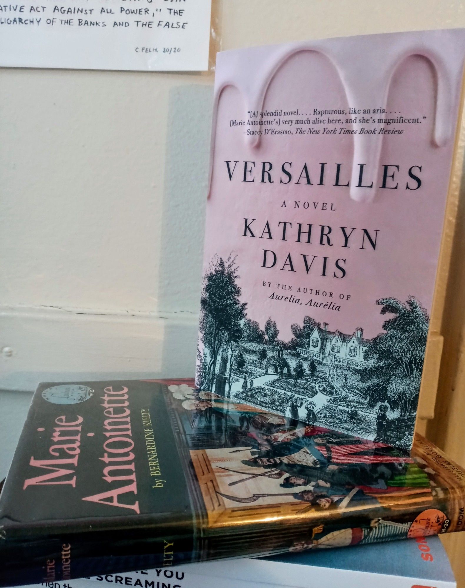 Copy of Versailles sitting on Landmark children's biography of Marie Antoinette