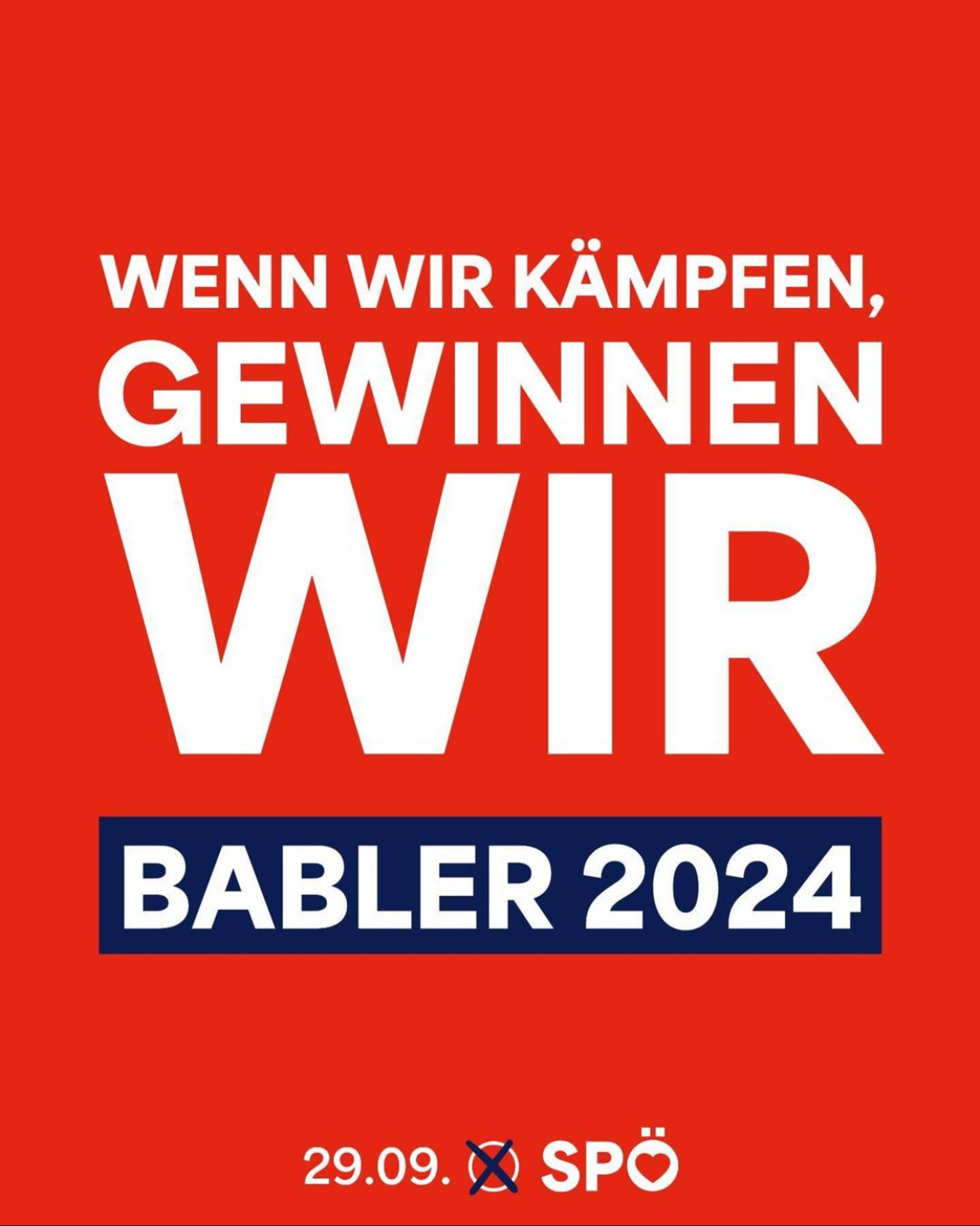 Wenn wir kämpfen, gewinnen wir

Babler 2024

29.09. Vote SPÖ