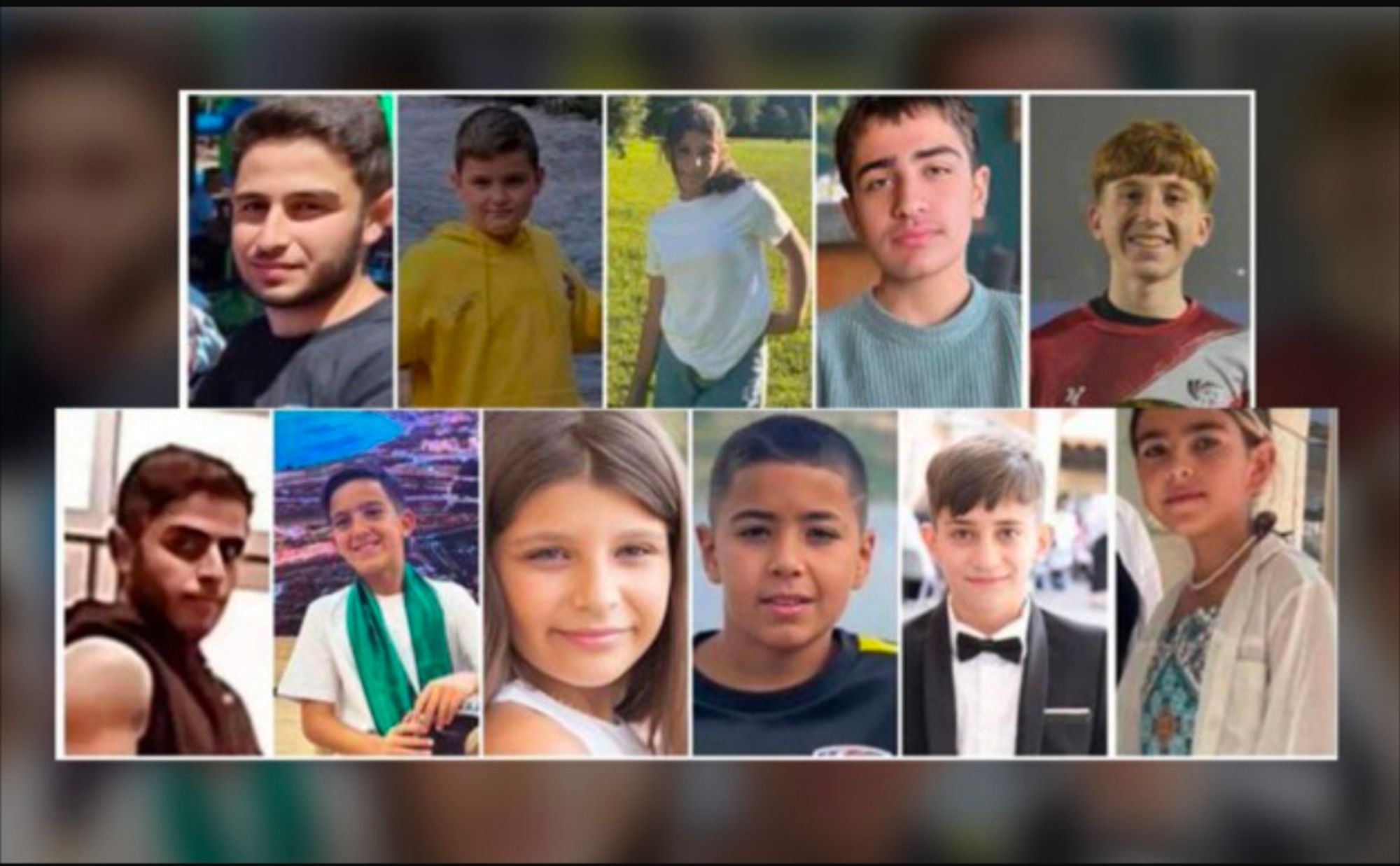 Pictures of the kids murdered in Majdal Shams.