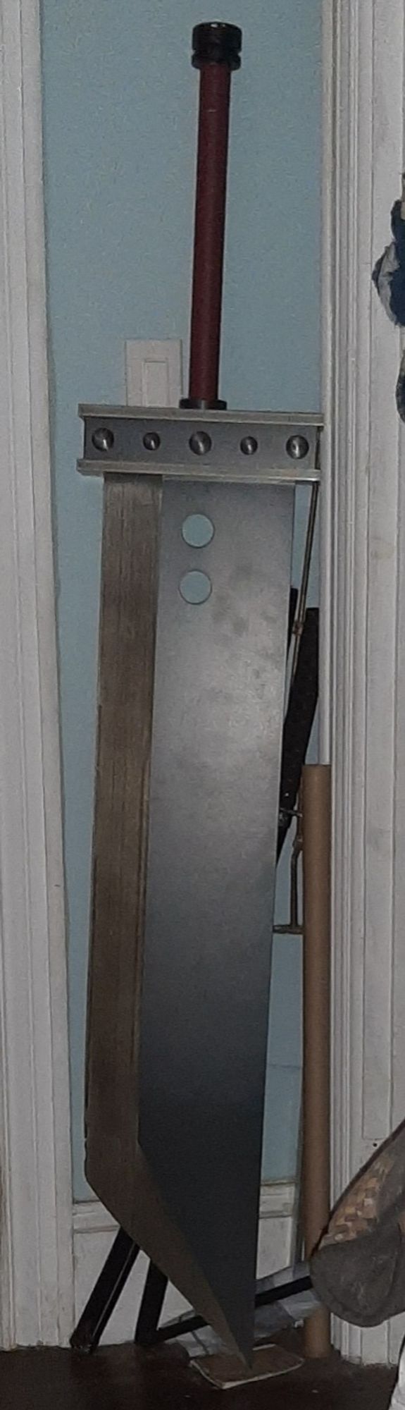 a replica solid metal buster sword