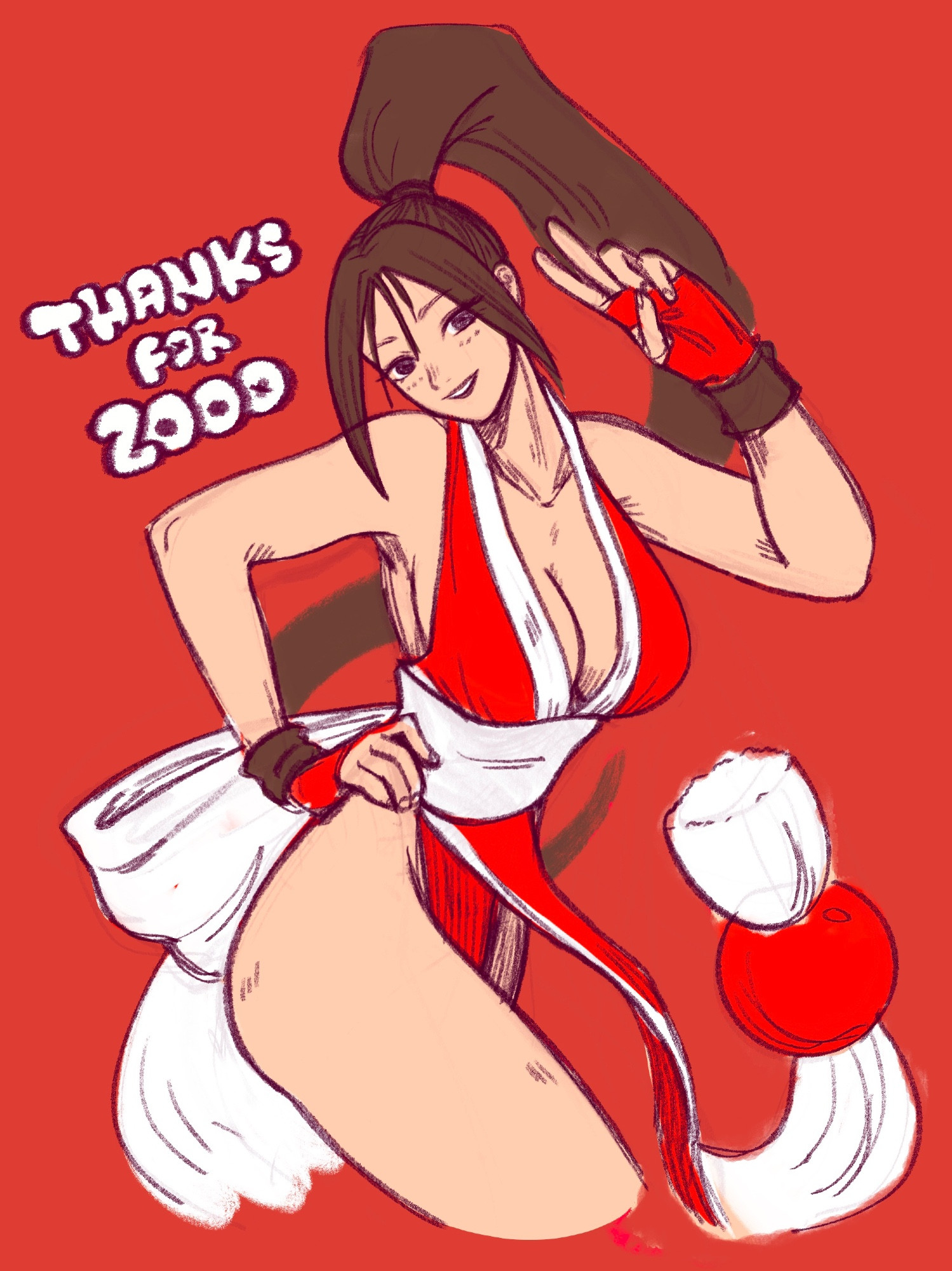 Mai Shiranui for 2000 followers