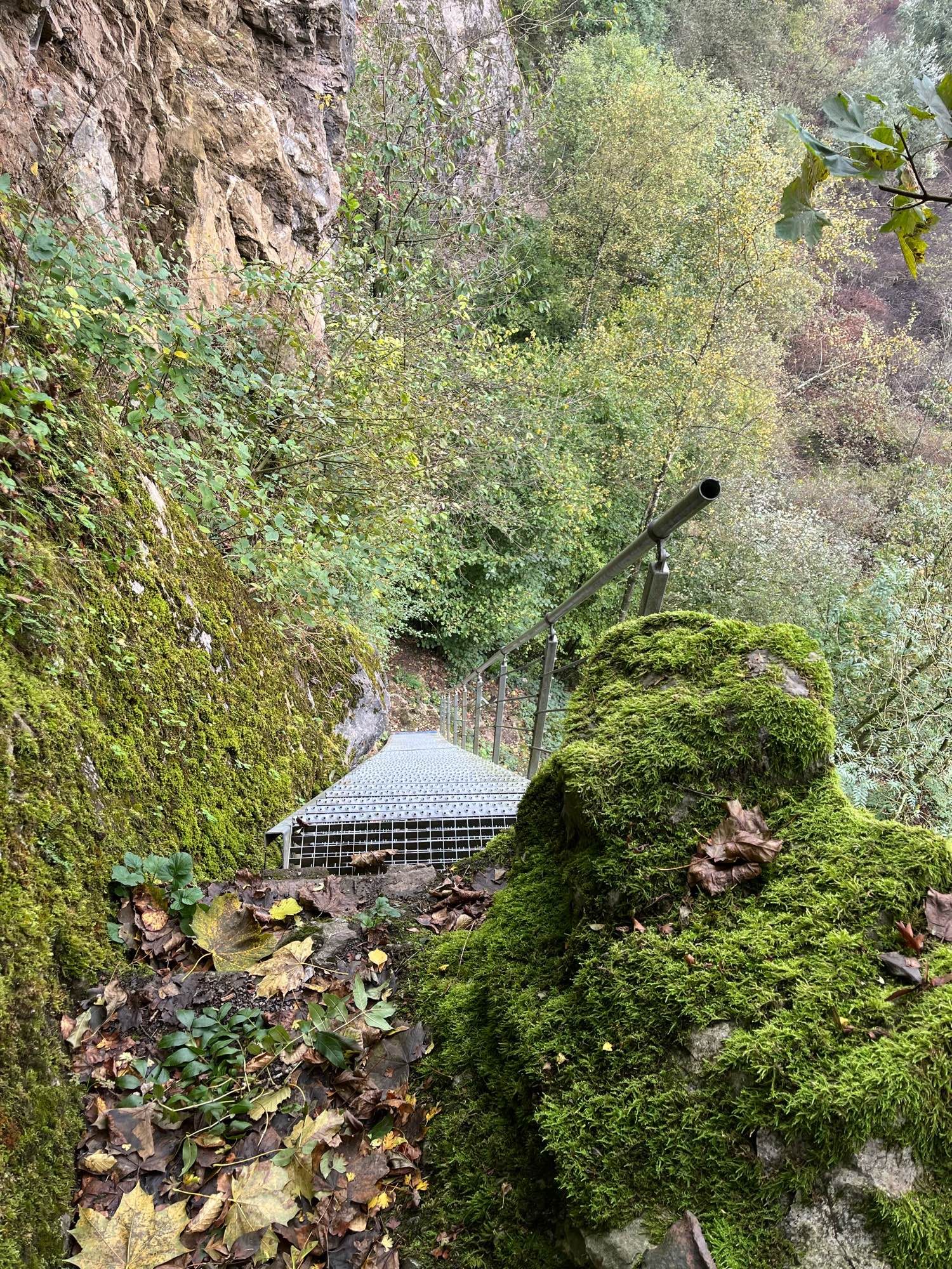 Treppe runter zur "Morgensonne"