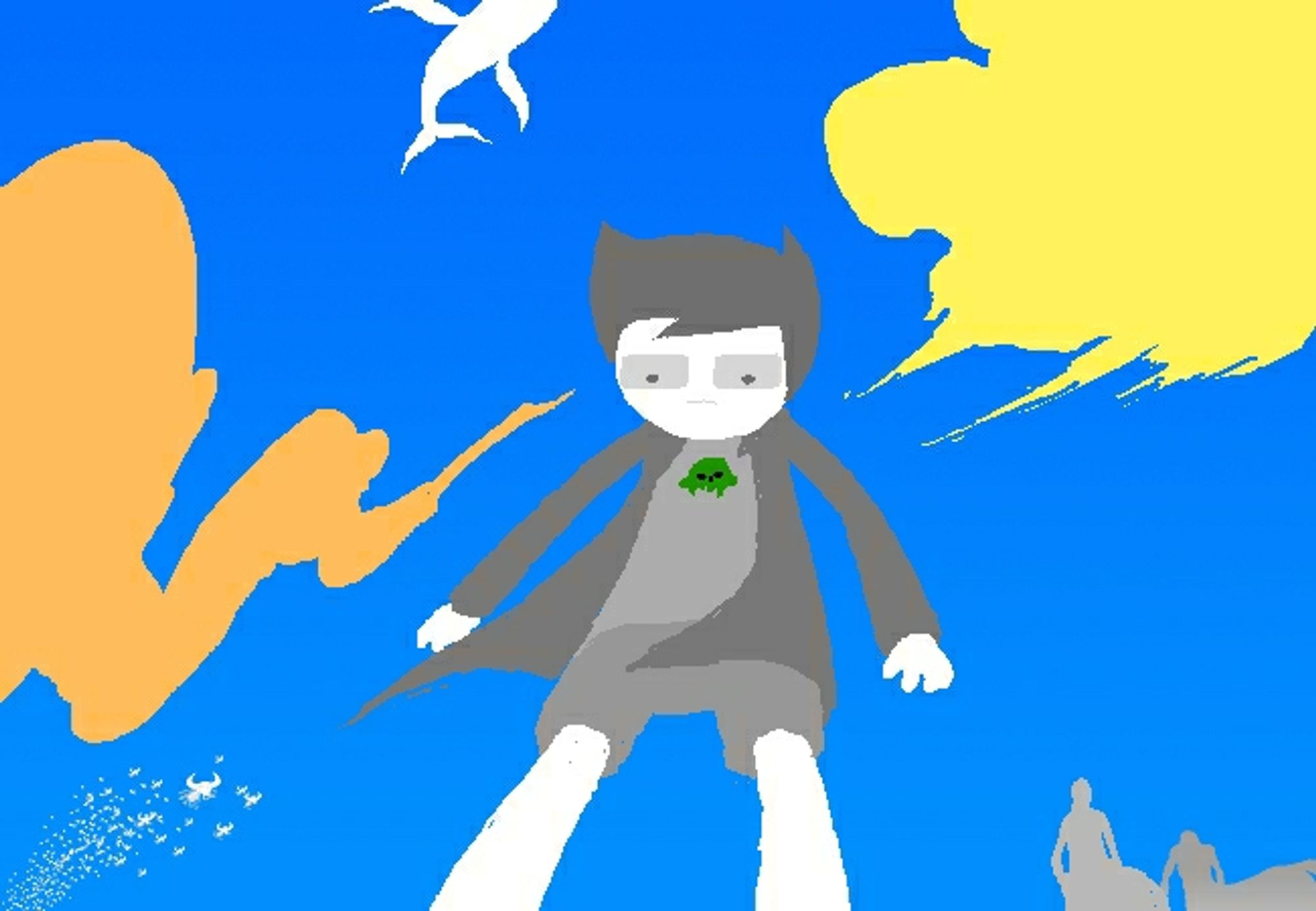 A Homestuck panel with the same description as the previous artwork.