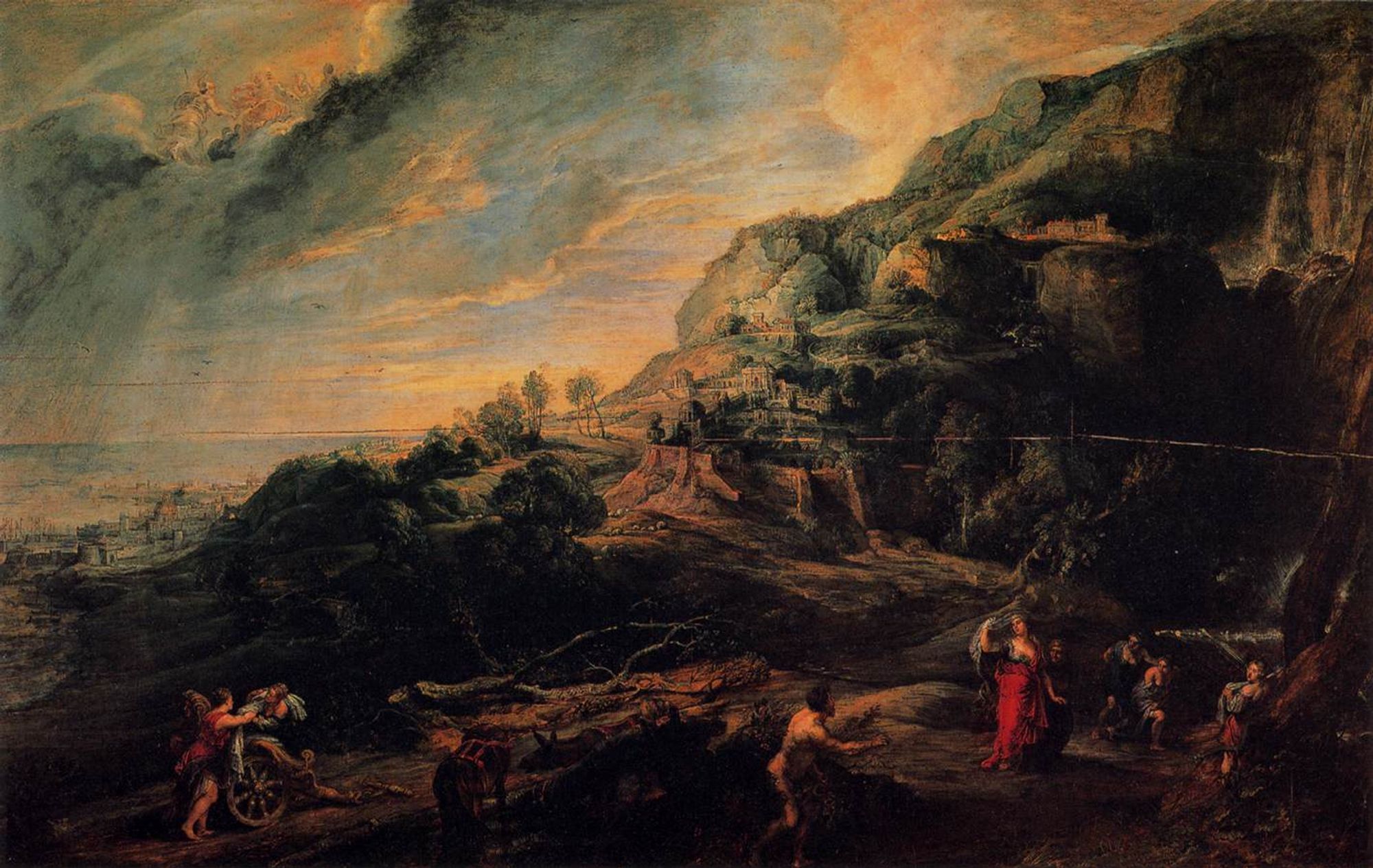 Ulysses and Nausicaa on the Island of the Phaeacians