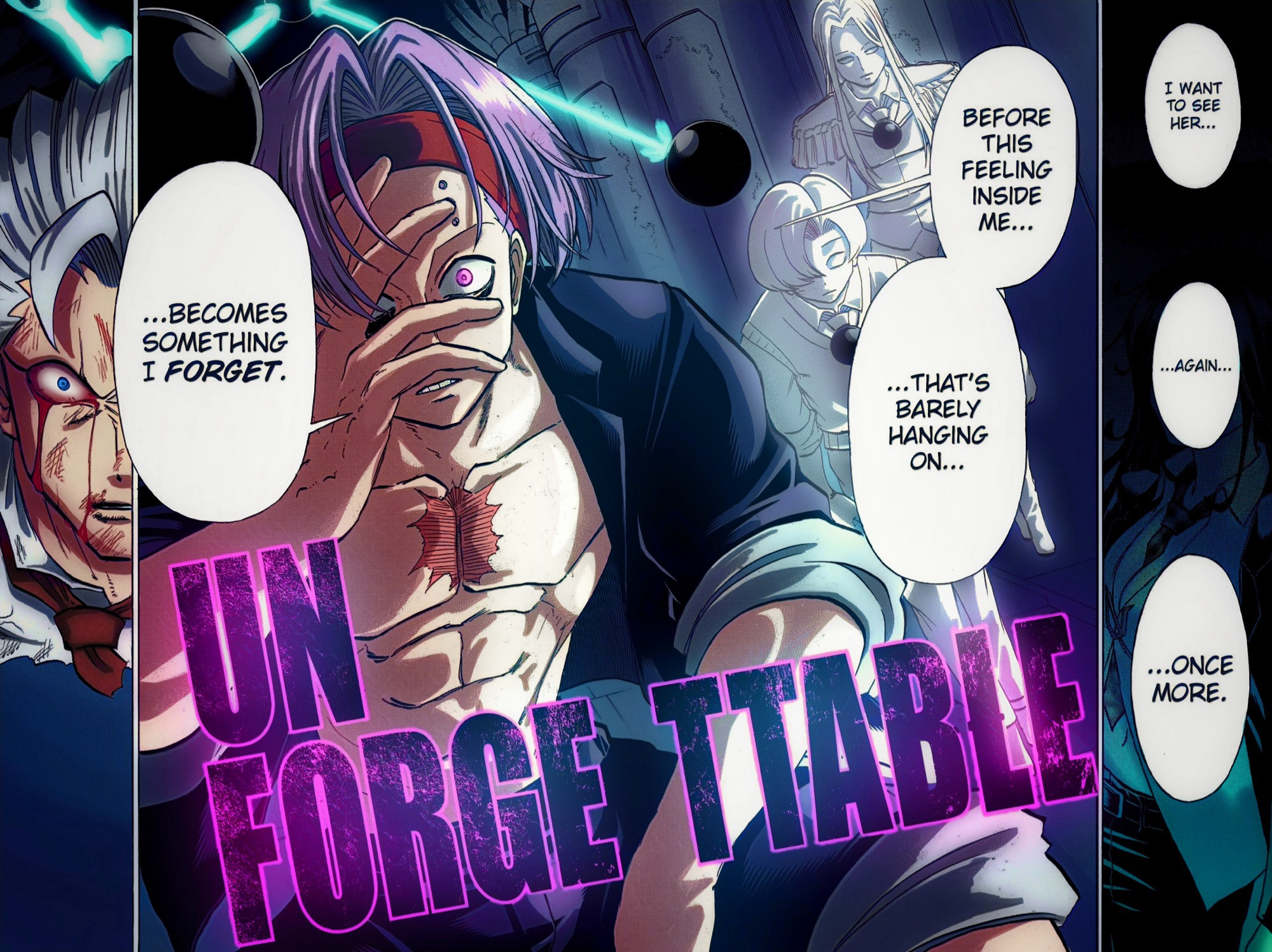 Manga coloring of Nico Vorgeil from Undead Unluck chapter 113