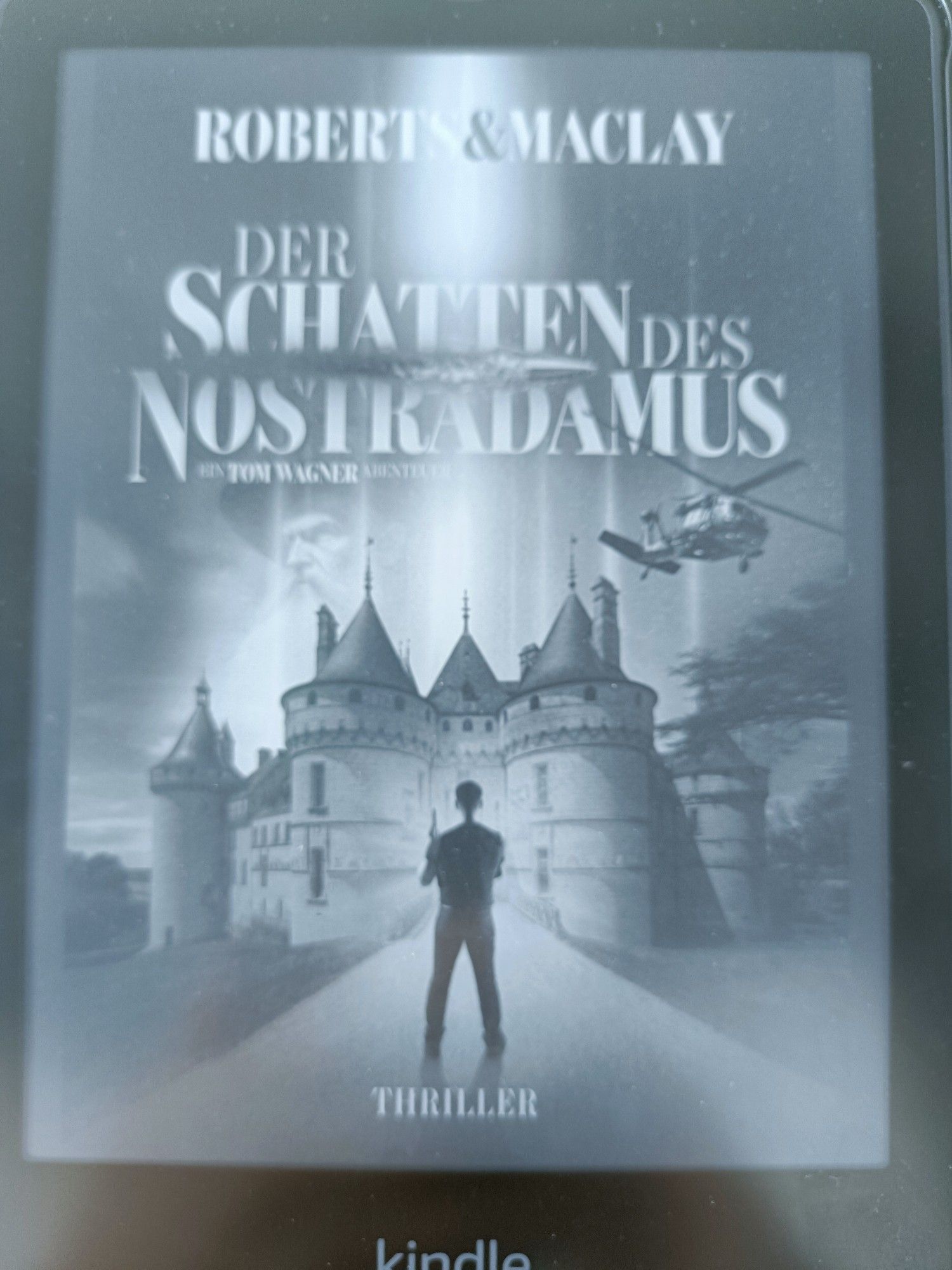 Buchcover "Der Schatten des Nostradamus" von M.C. Roberts & R.F. Maclay (Tom Wagner Reihe Band 11)