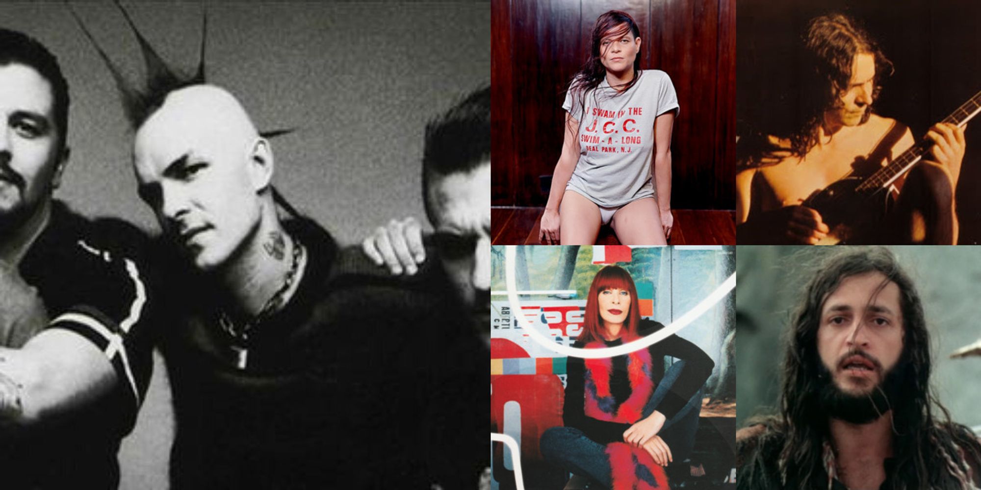 Rancid (9) Cássia Eller (6) Beto Guedes (5) Rita Lee (5) Alceu Valença (4)