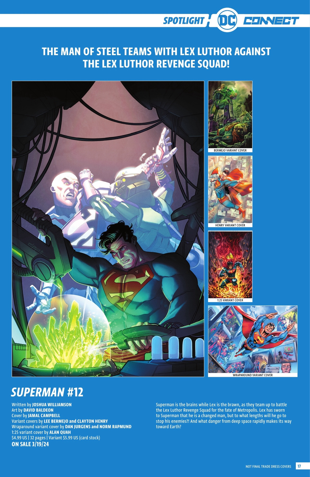 DC Connect #44 with DC Comics’ March 2024 solicitations