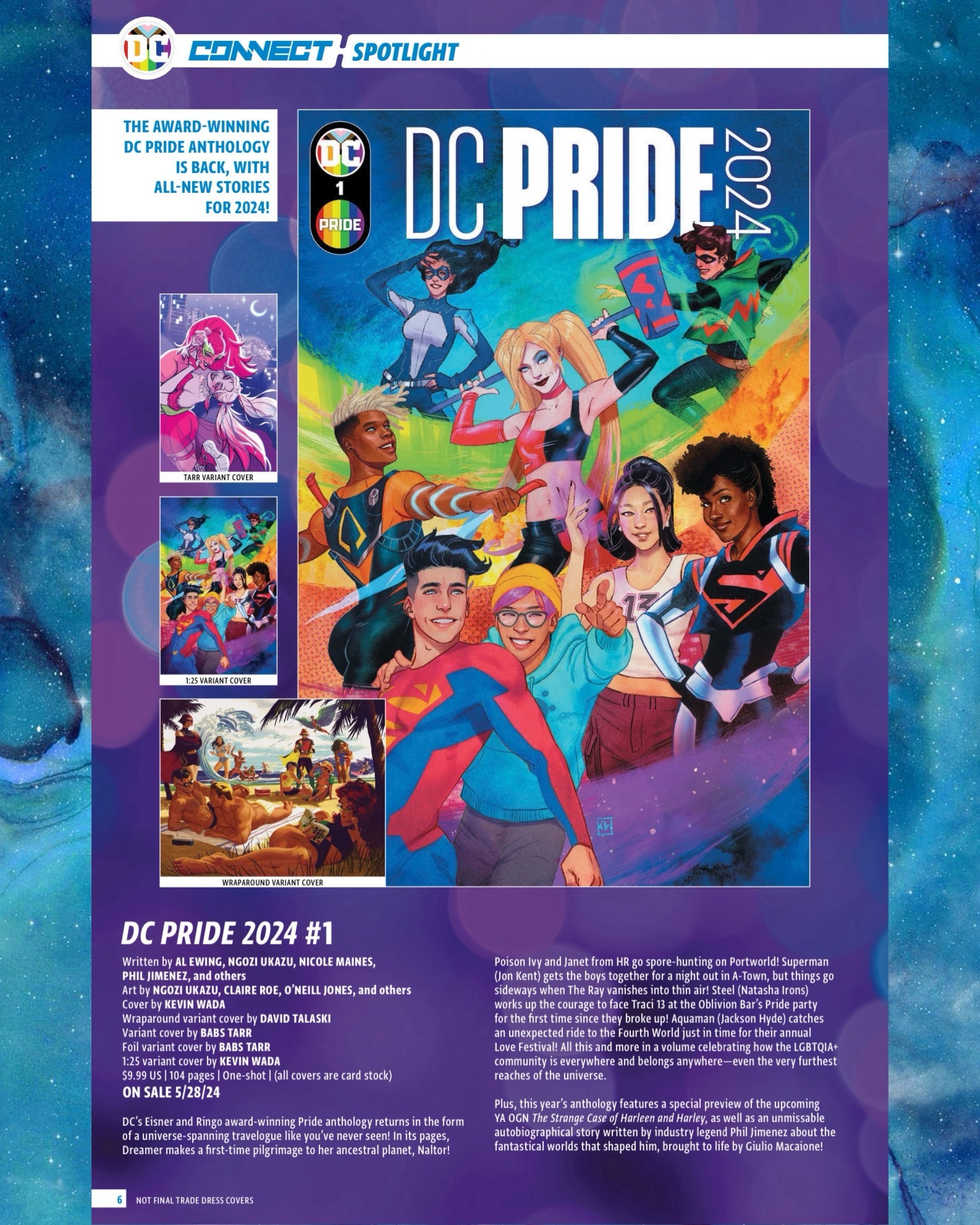 DC Connect #47 with DC Comics’ June 2024 solicitations: Pride.