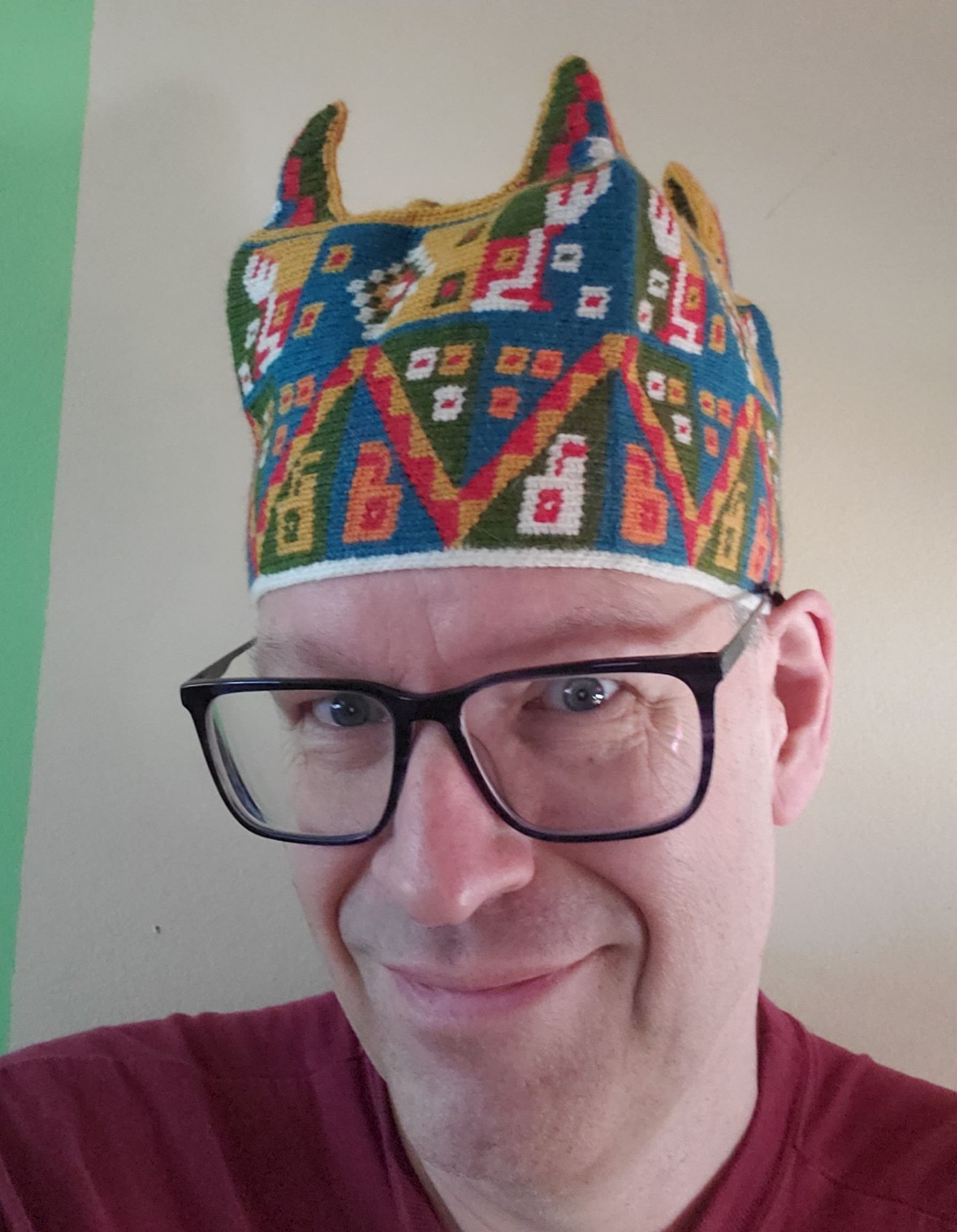 Me in a Bolivian shaman hat.