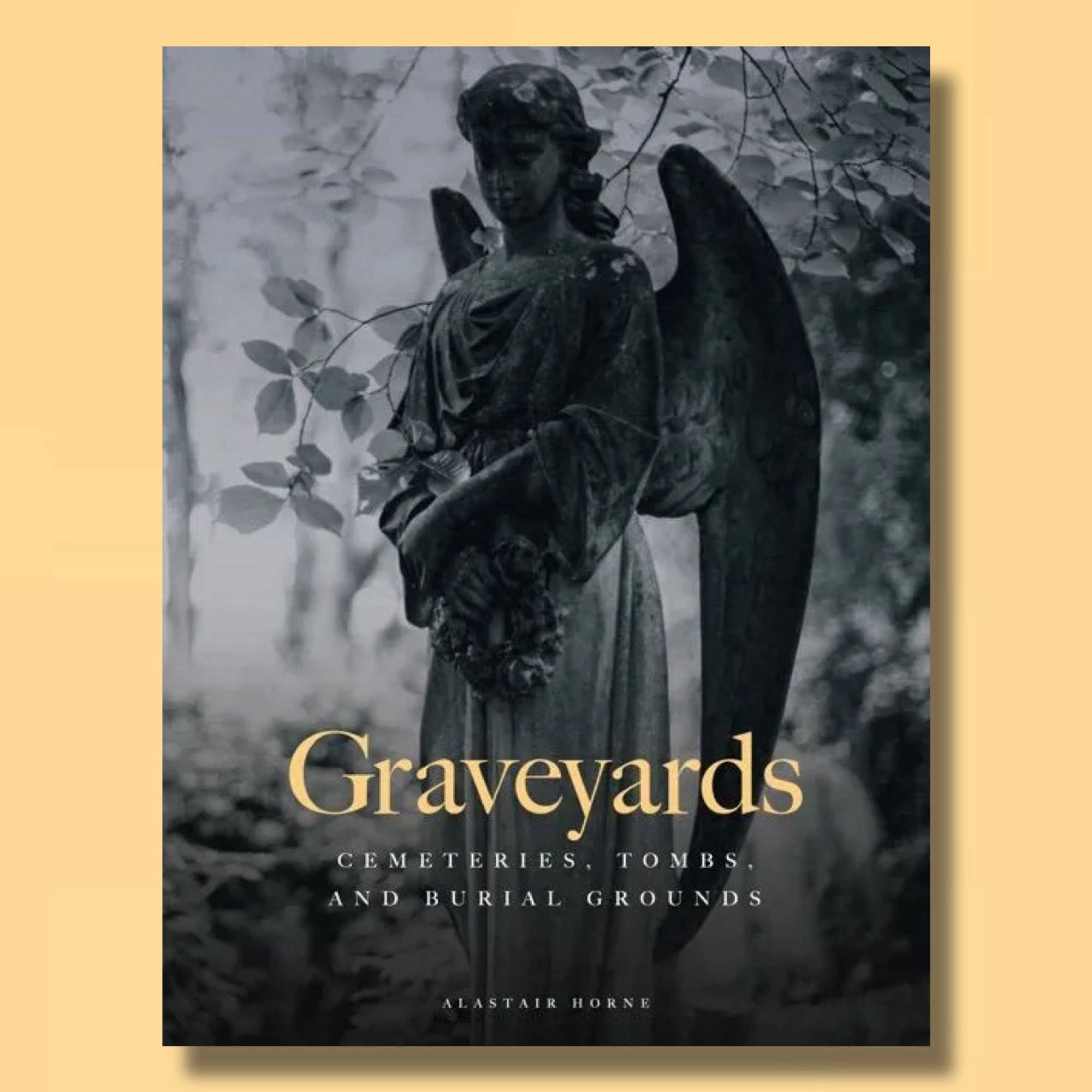 Cover image of Graveyards by Alastair Horne with a pale yellow background