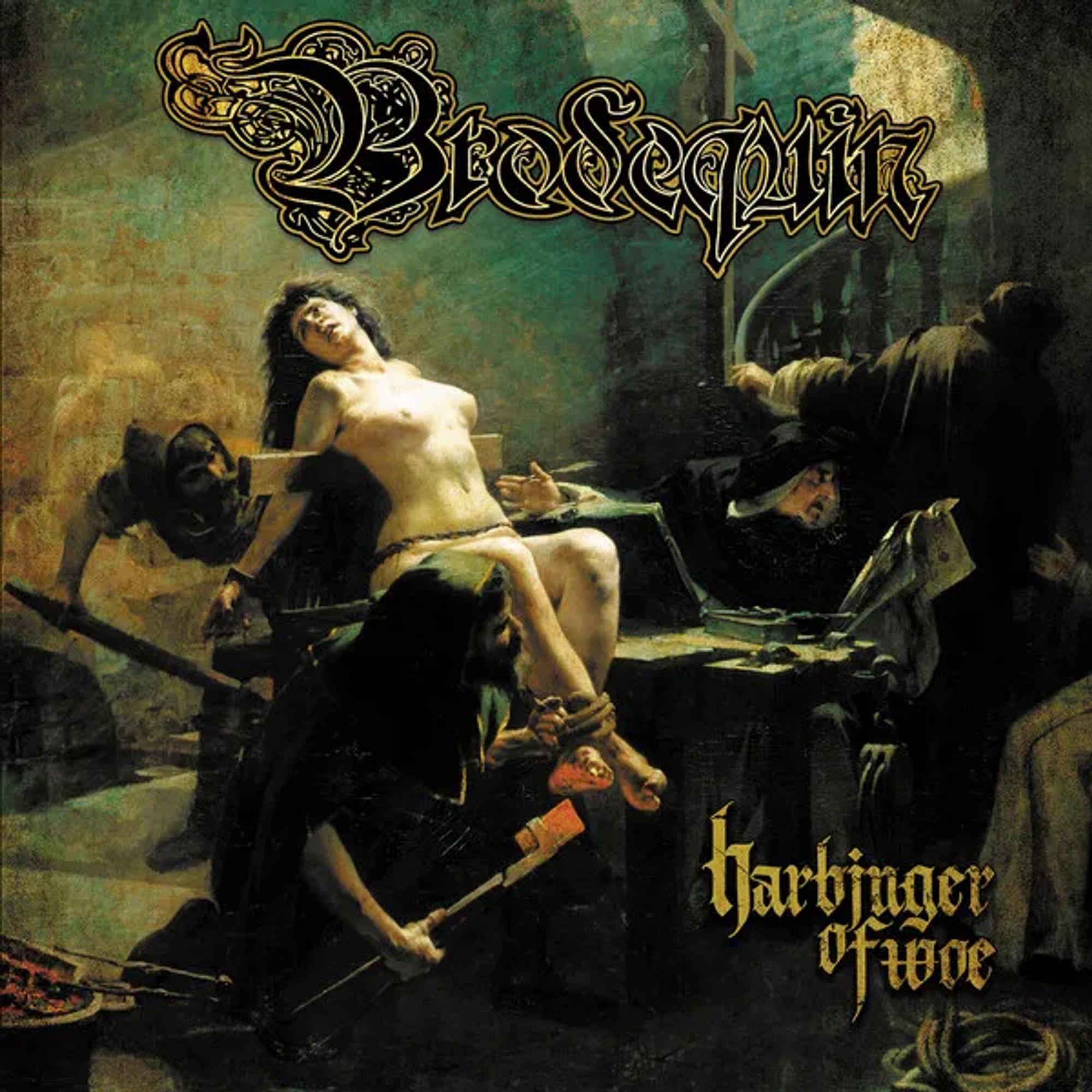 Brodequin - Harbinger of Woe album cover