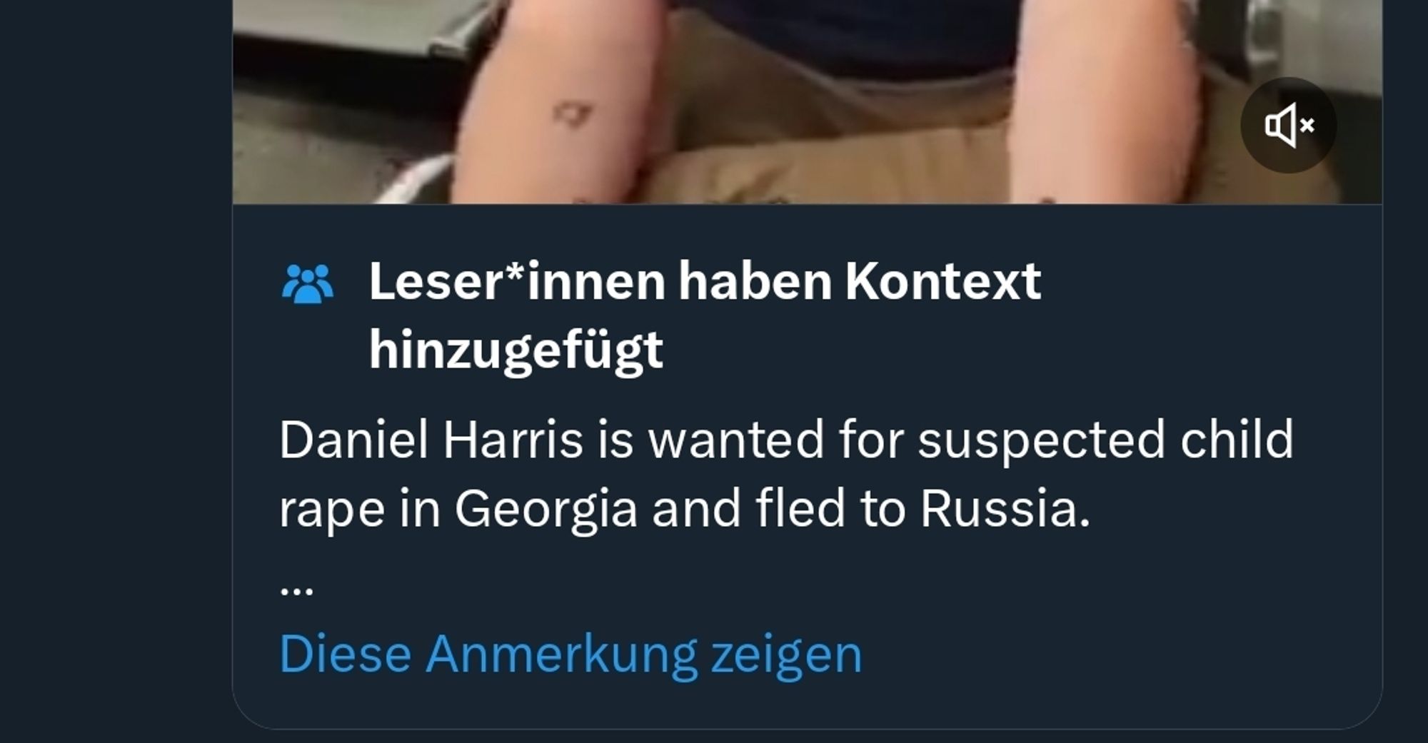 Es liegen Vorwürfe wegen Kindesmissbrauchs und anderem gegen Harris vor.