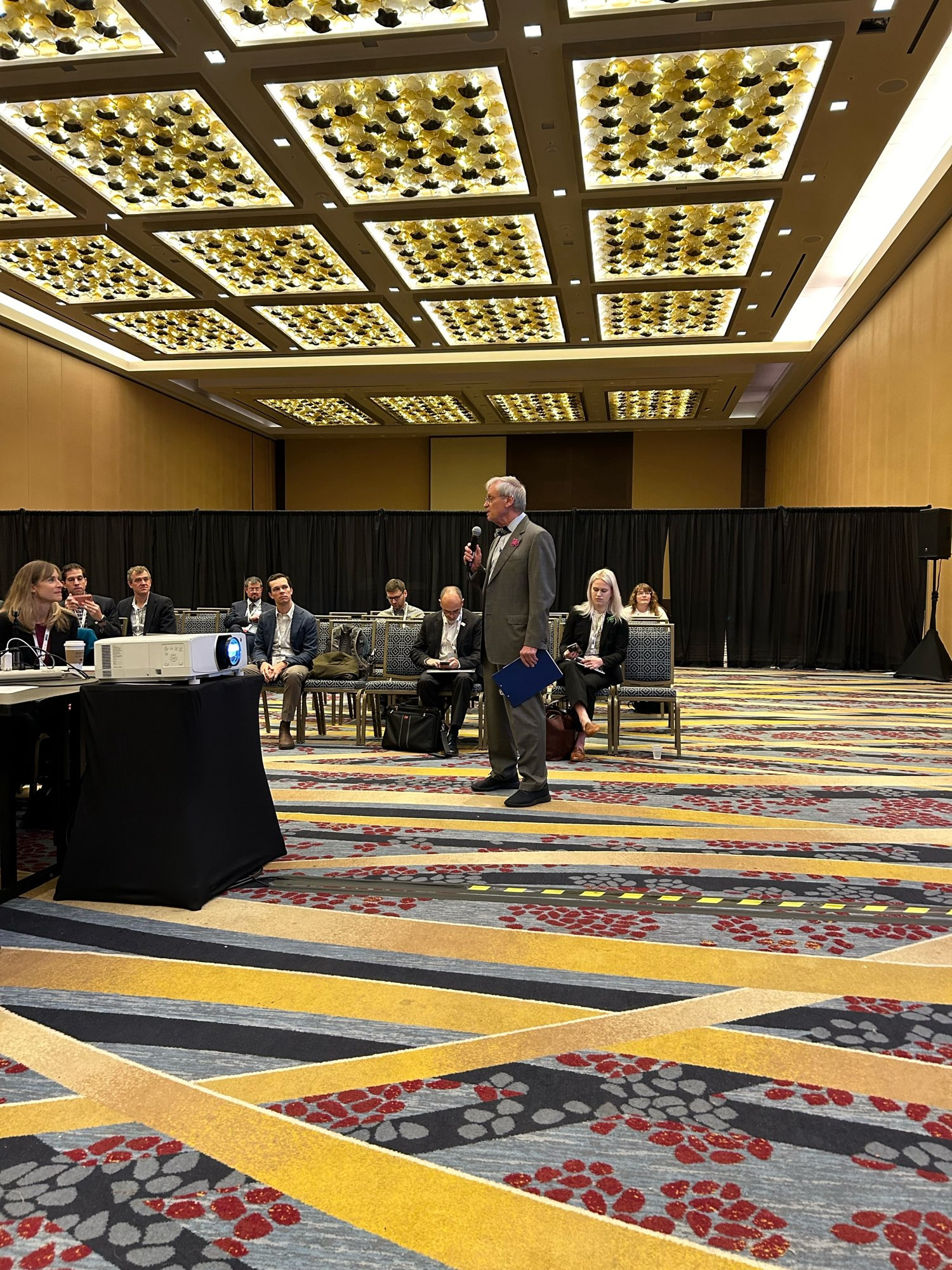 Congressman Earl Blumenauer addressing TRB’s Bike Committee and friends.