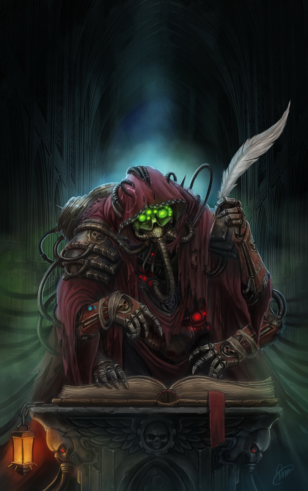 Warhammer 40k tech priest 