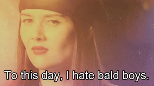 Patti Harrison “To this day, I hate bald boys.”