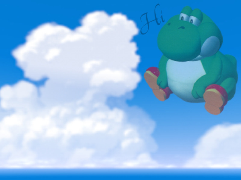 big yoshi in the sky (very big)