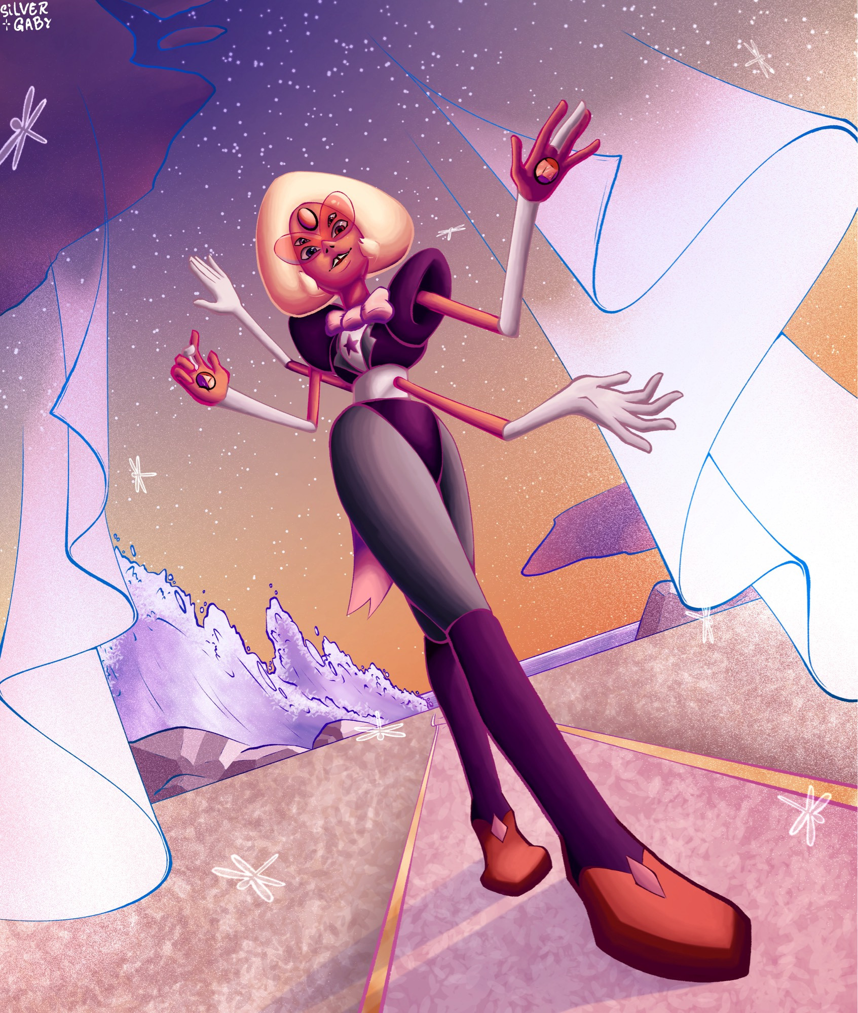 Ilustração da Sardonyx de Steven Universe