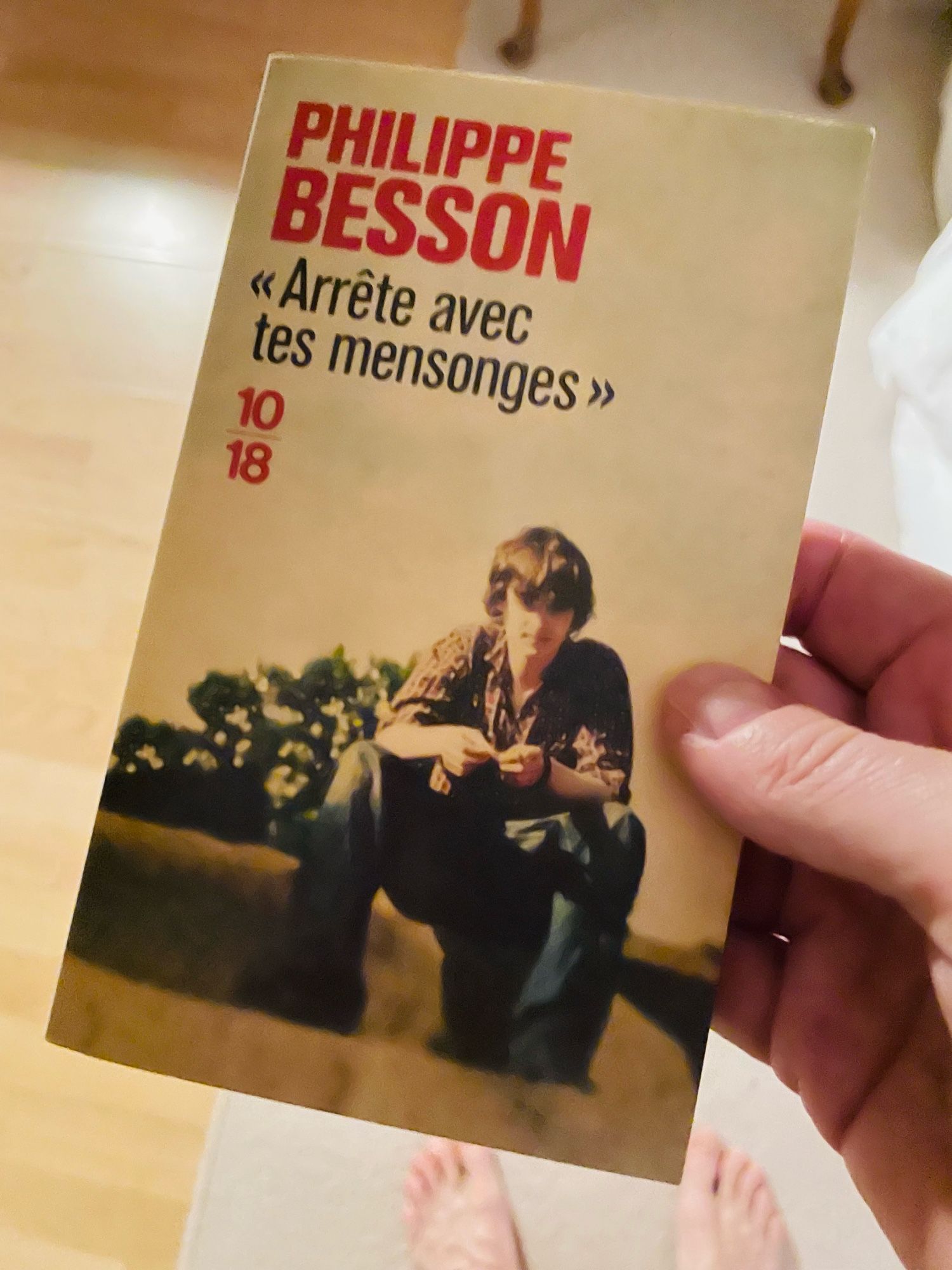 La couverture du «arrête avec tes mensonges» de Philippe Besson