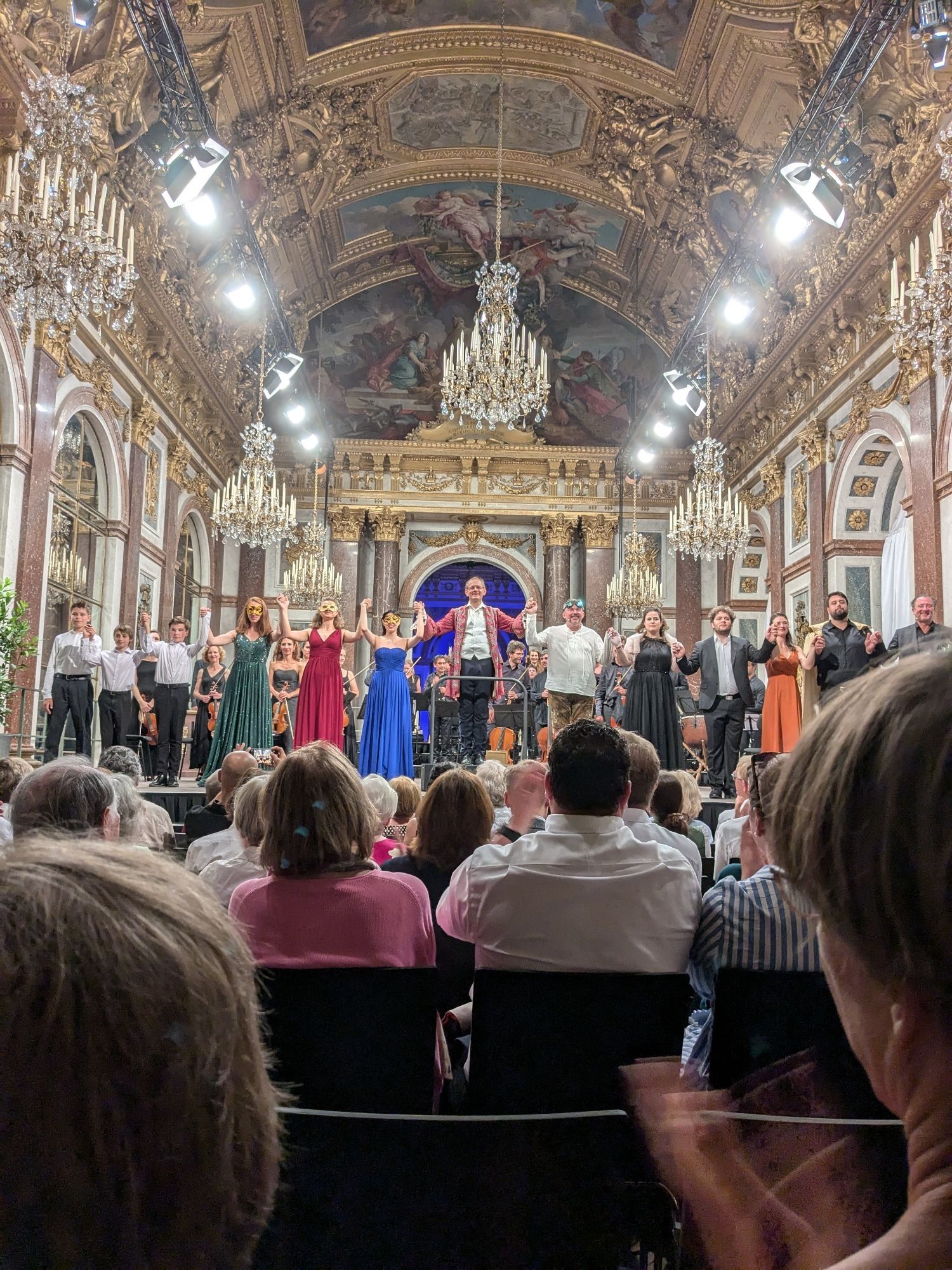 Im Spiegelsaal von Schloss Herrenchiemsee