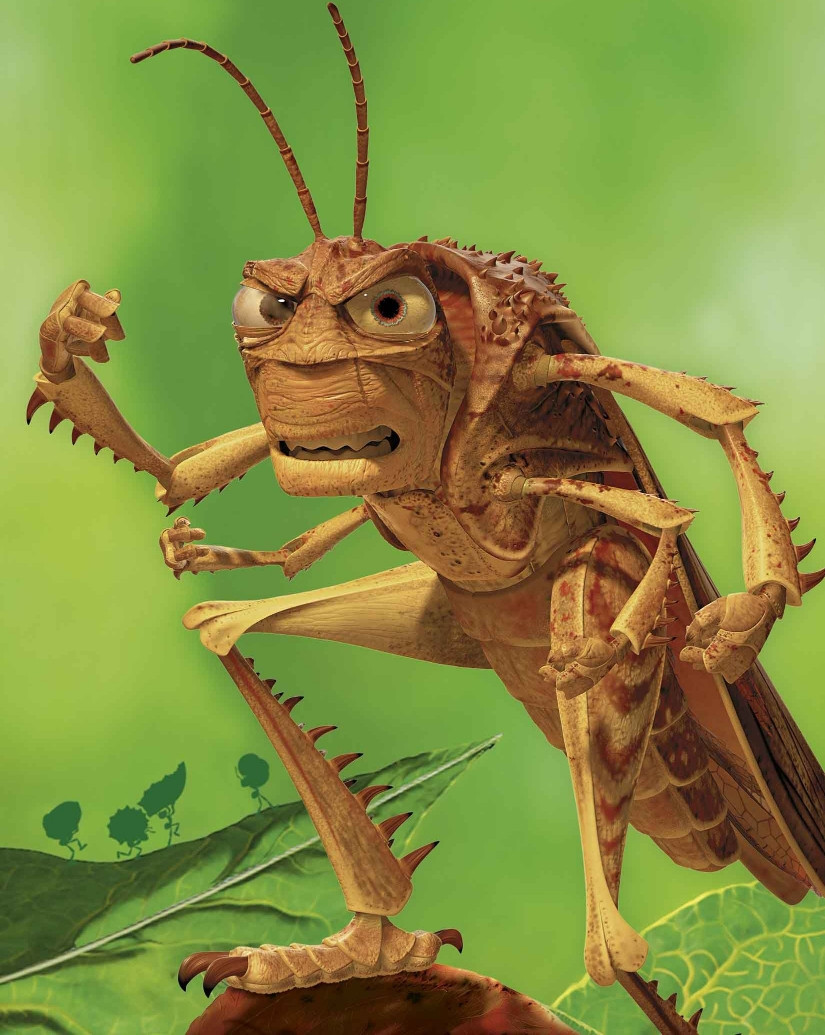 hopper that fuckass grasshopper from hit pixar movie a bugs life