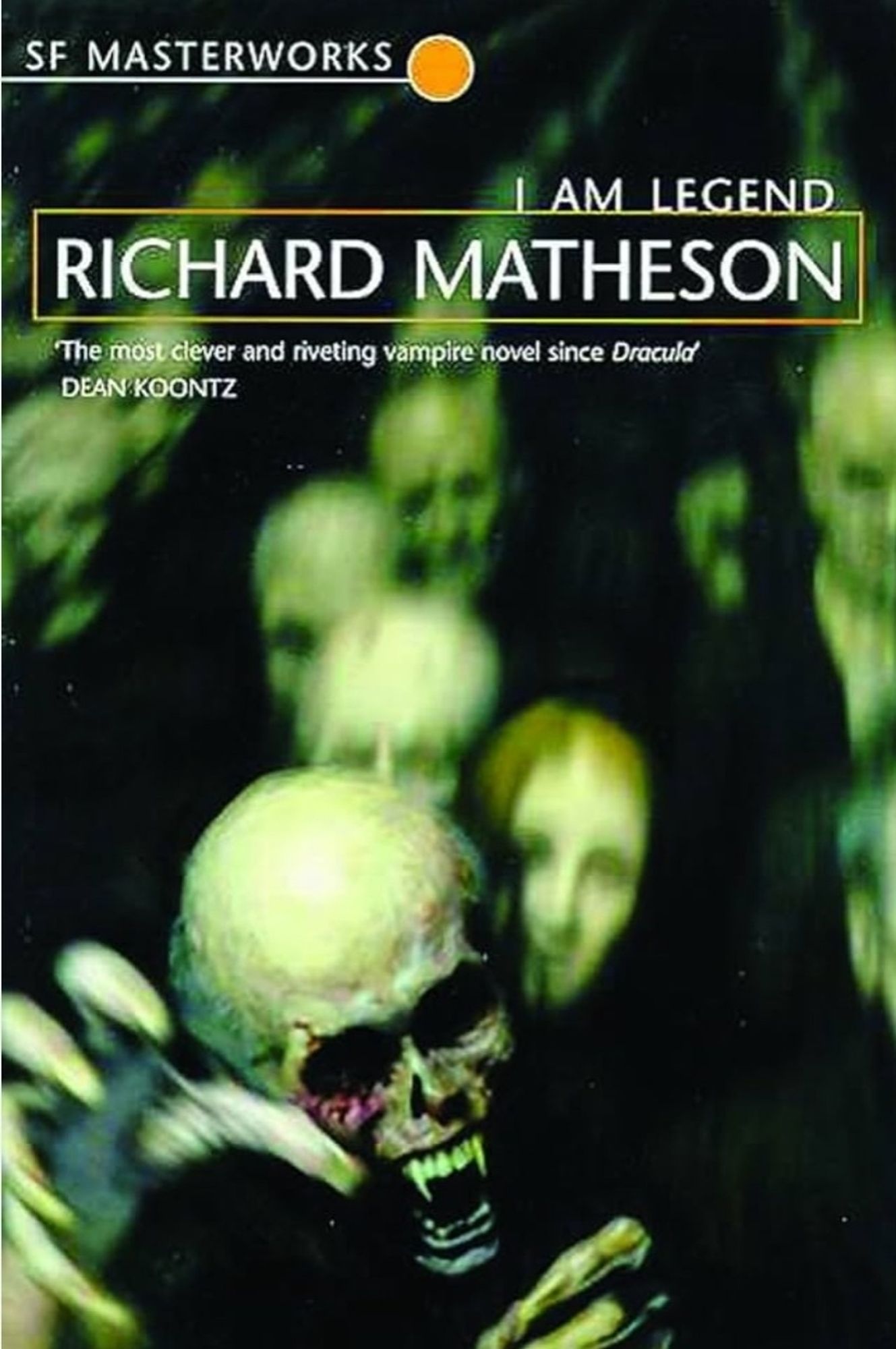 Book cover of Richard Matheson's I Am Legend.