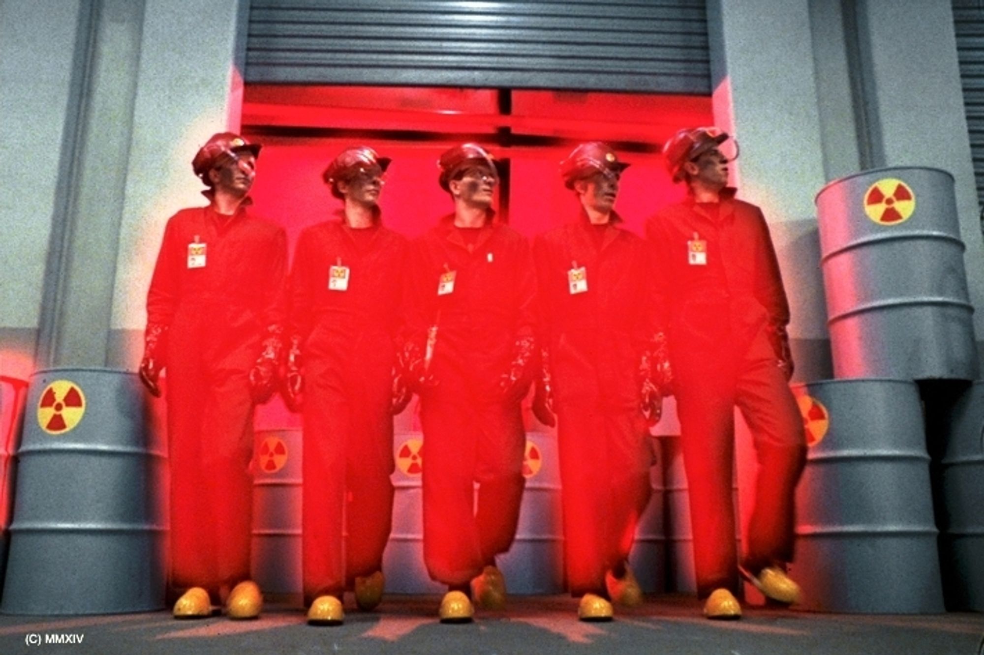 Glowing nuclear garbagemen Devo