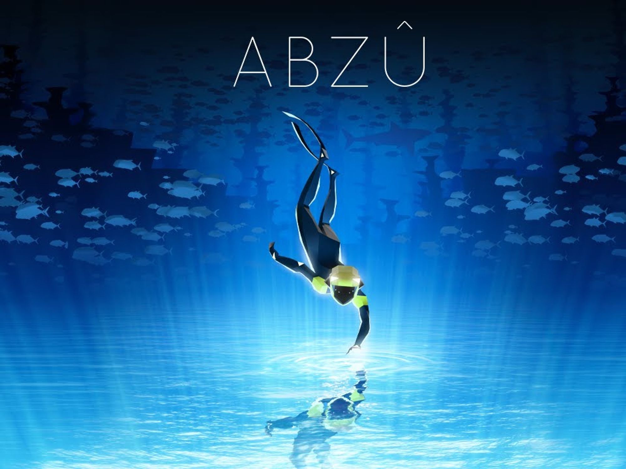 Pantalla de título del videojuego Abzû