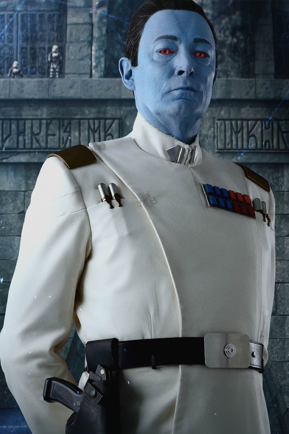 Grand Admiral Thrawn from the Ahsoka show
