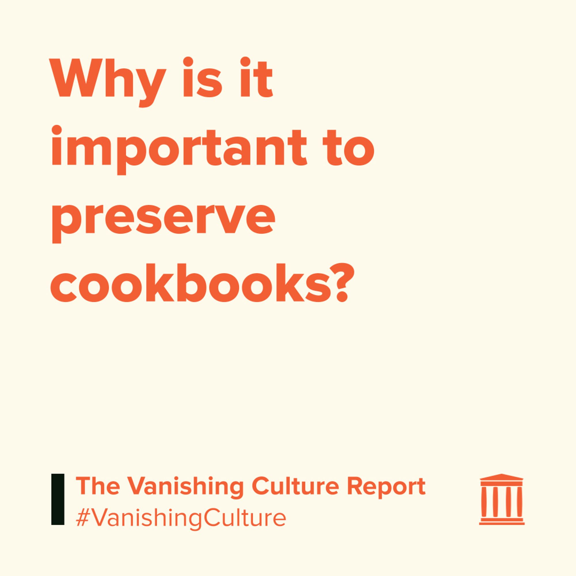 Why is it important to preserve cookbooks?