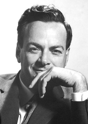 American theoretical physicist Richard Feynman