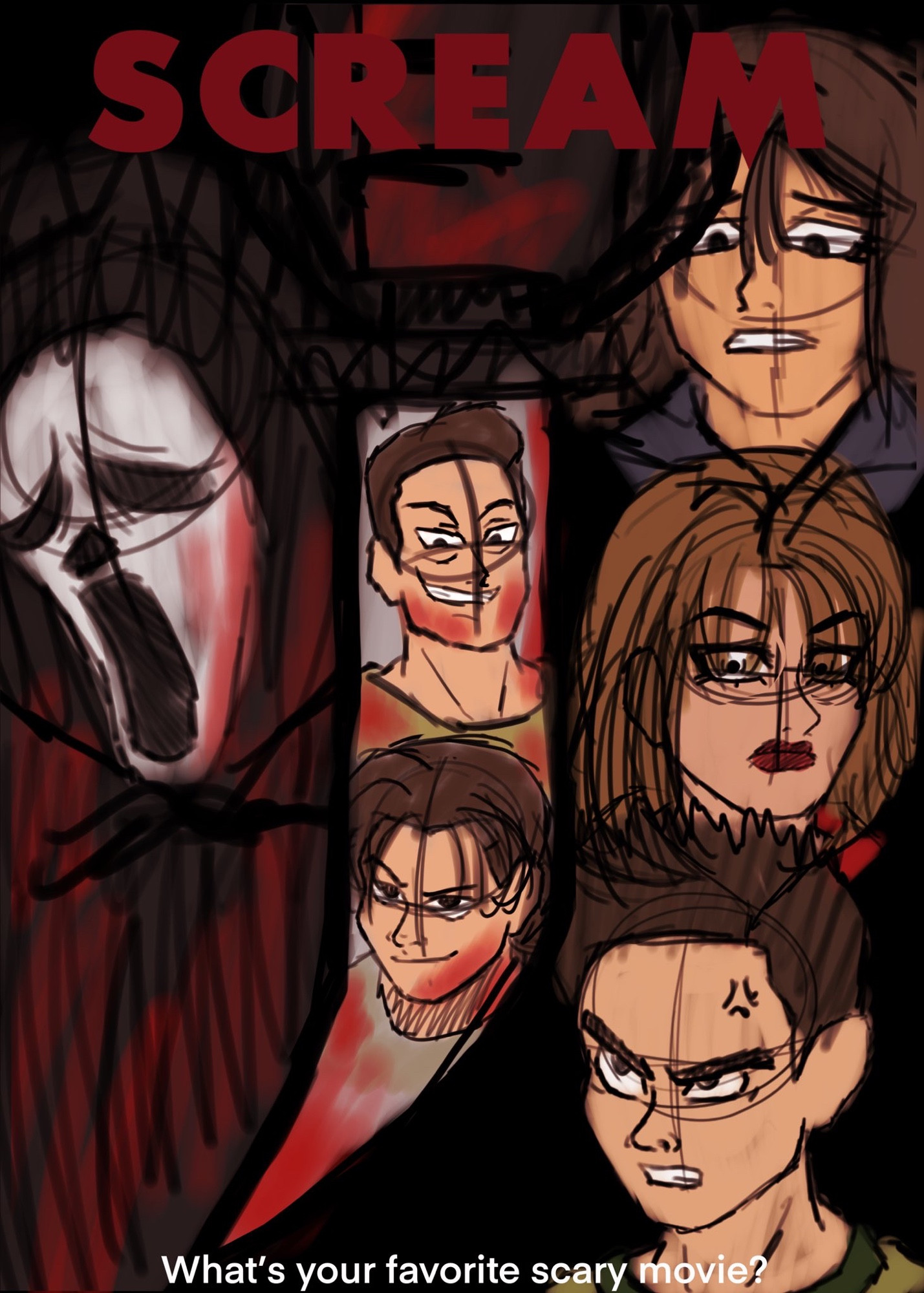 Fan poster for Scream 1