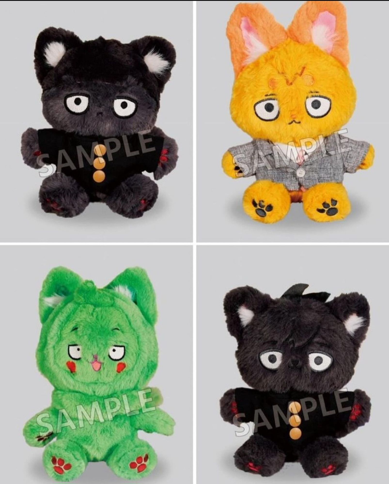 official plushies from 'Mofufusa' company