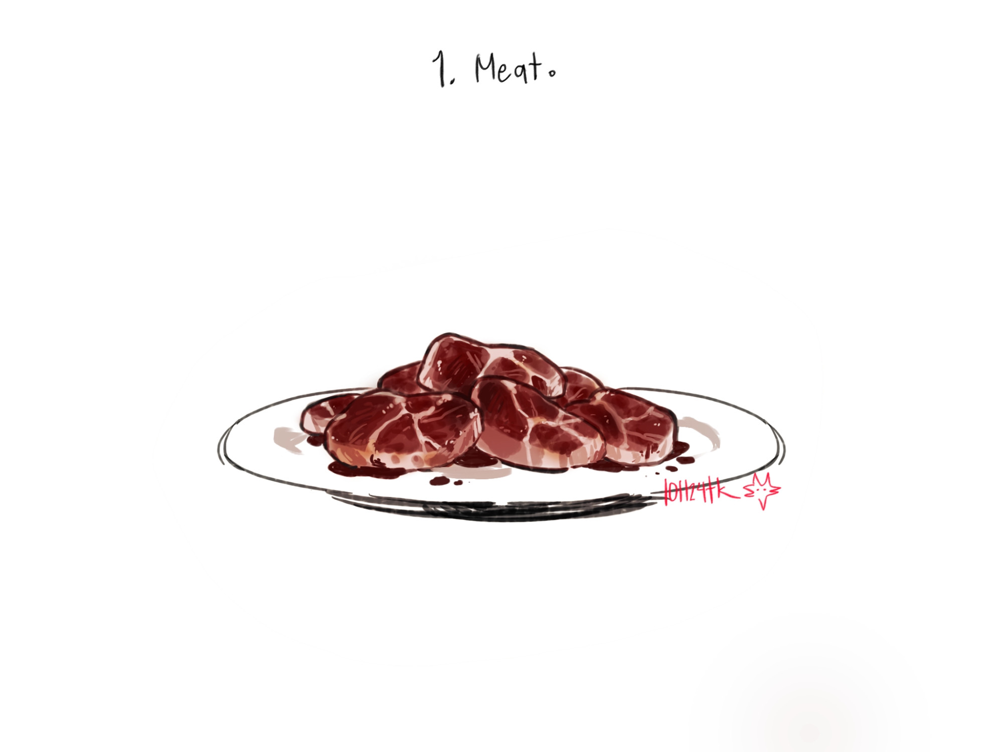 1. Meat.