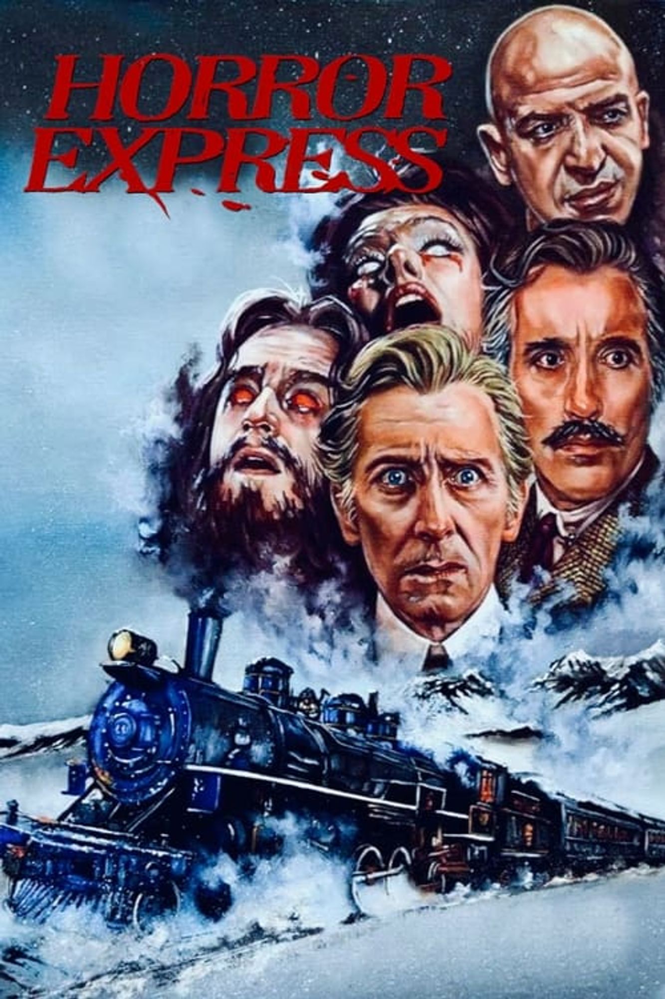 A poster for Horror Express.