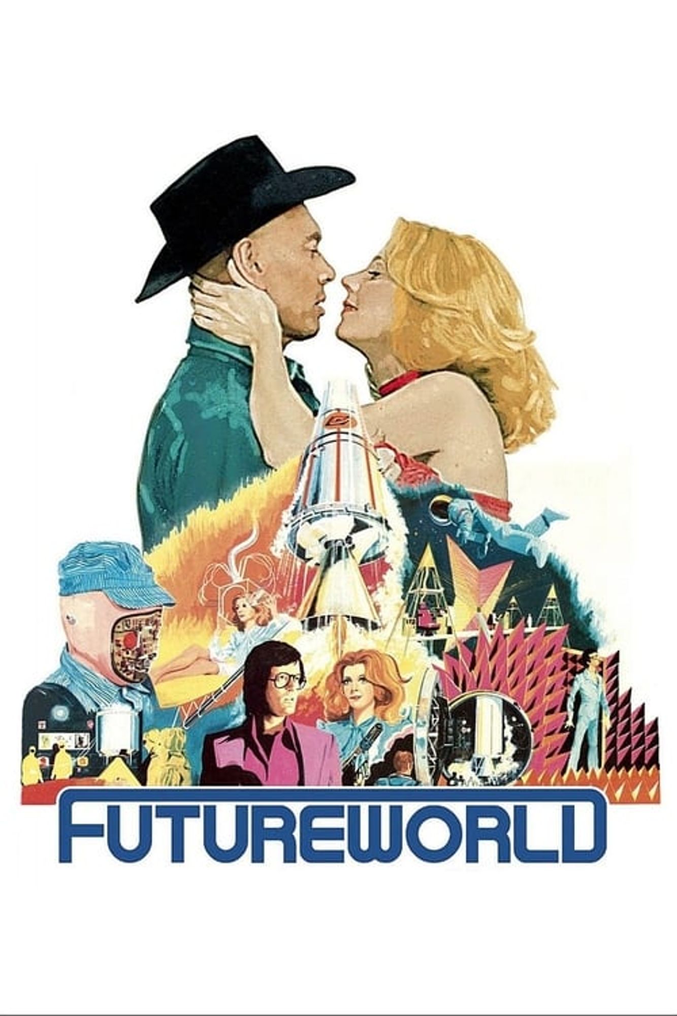 A poster for Futureworld.