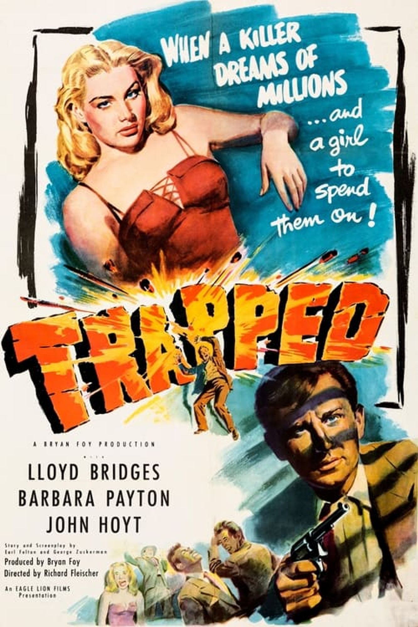 A poster for Trapped.