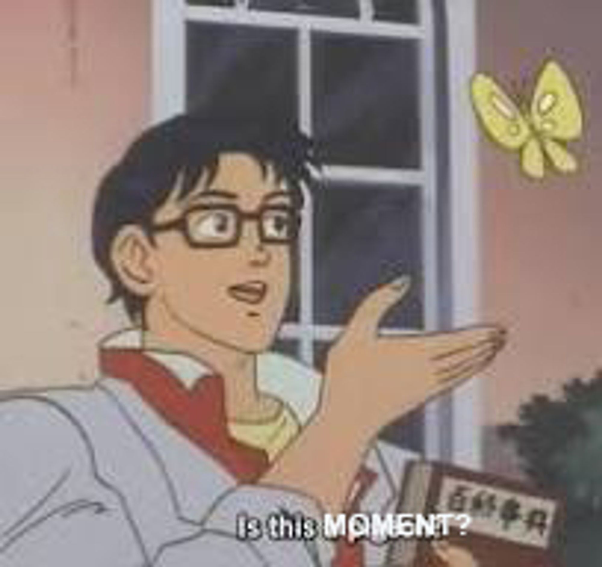 Is this a Moment? - Meme from robot/butterfly