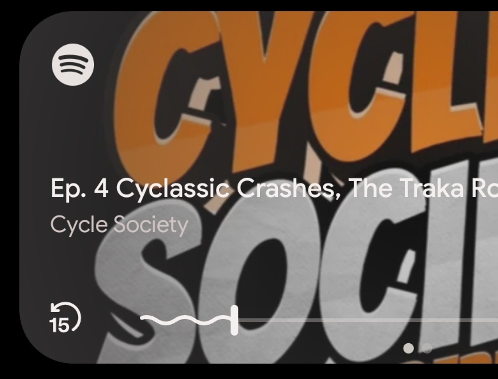 spotify player: "cycle society" podcast von dem bundeswehr radfluencer