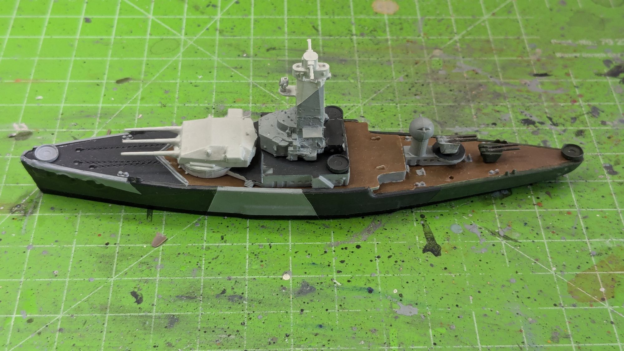 Scratchbuild Dutch Coast Defense Ship 1/700 scale