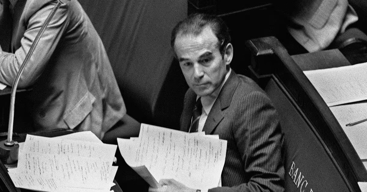 Robert Badinter à l'Assemblée nationale le 17 septembre 1981 lors de l'examen de son texte sur la peine de mort.
AFP/Michel Clement